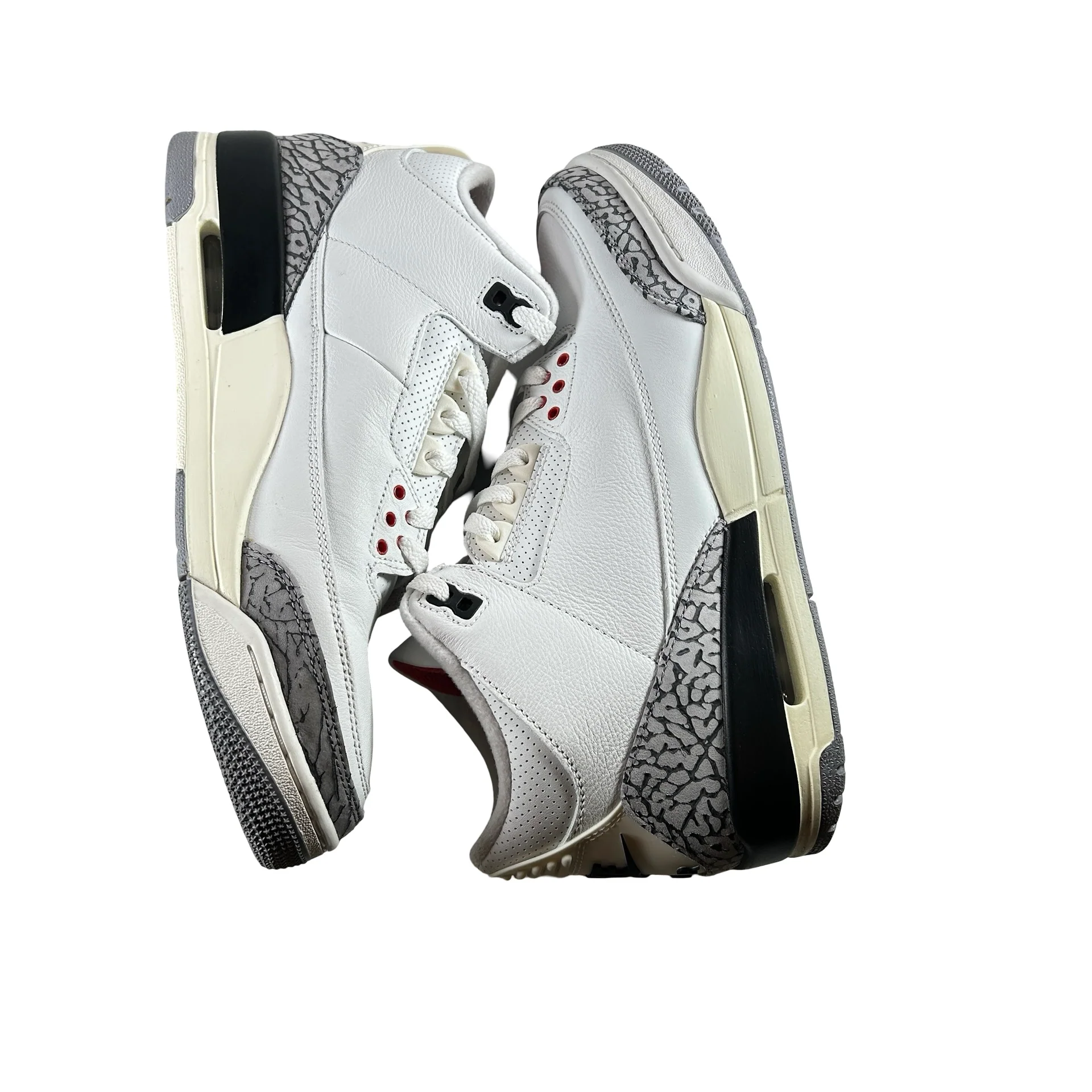 DN3707 100 Jordan 3 Retro White Cement Reimagined [USED] - 10.5 M (Used24) - Image 5
