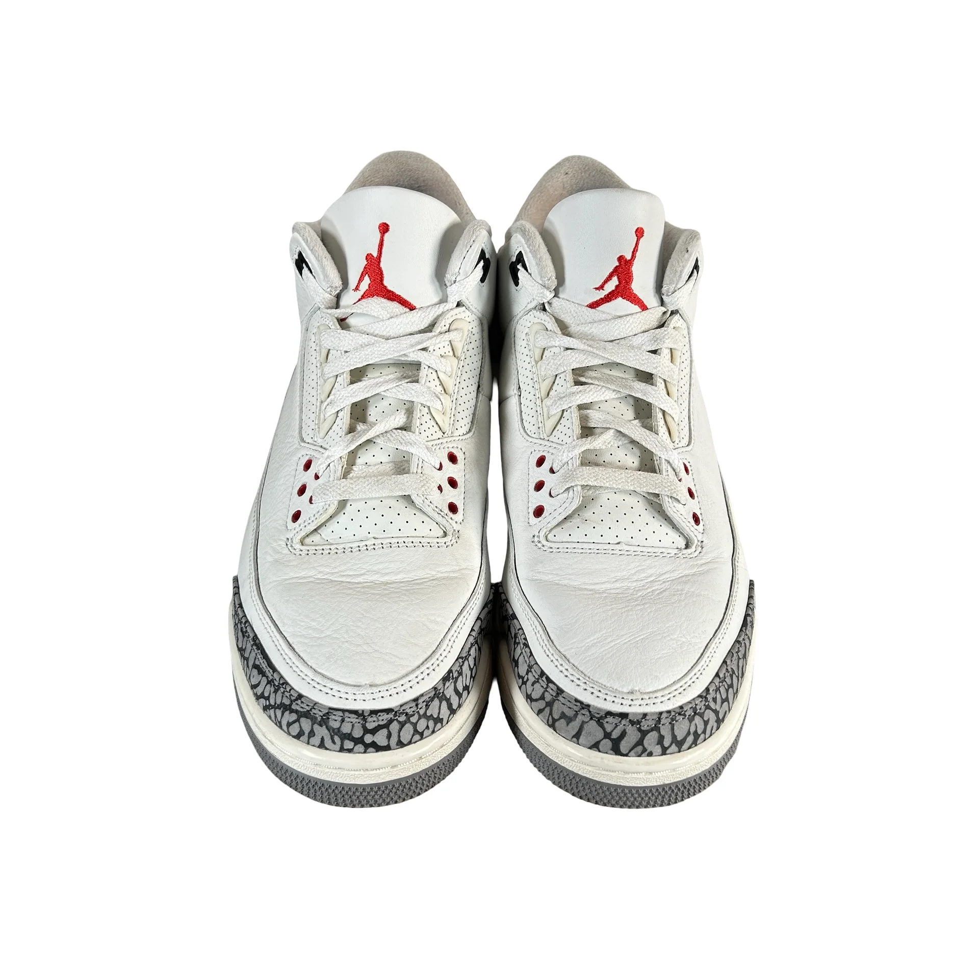 DN3707 100 Jordan 3 Retro White Cement Reimagined [USED] - 10.5 M (Used30) - Image 2