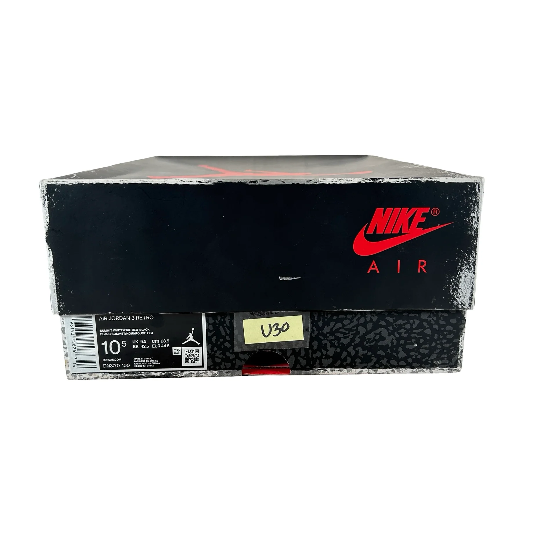 DN3707 100 Jordan 3 Retro White Cement Reimagined [USED] - 10.5 M (Used30) - Image 7