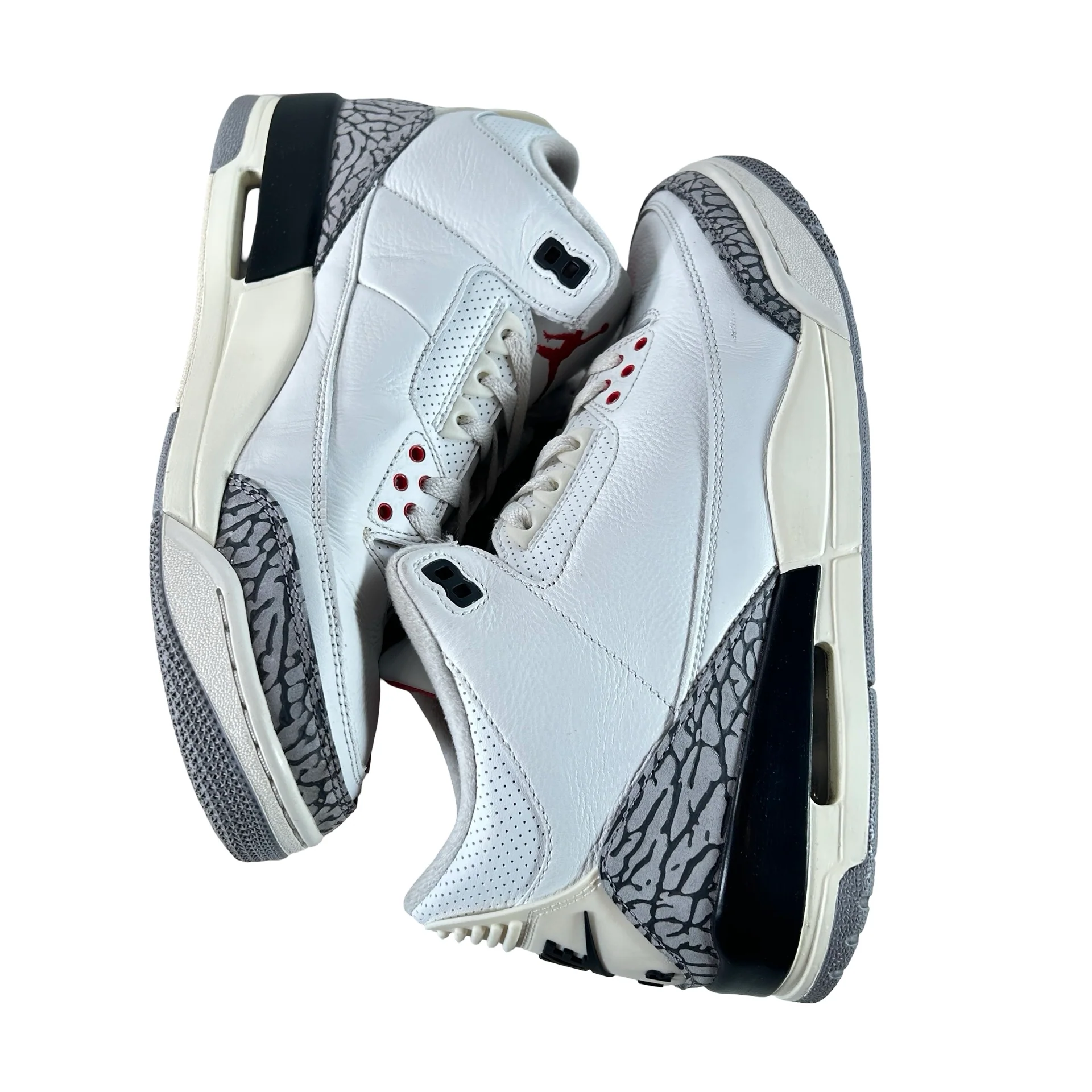 DN3707 100 Jordan 3 Retro White Cement Reimagined [USED] - 10 M (Used36) - Image 5