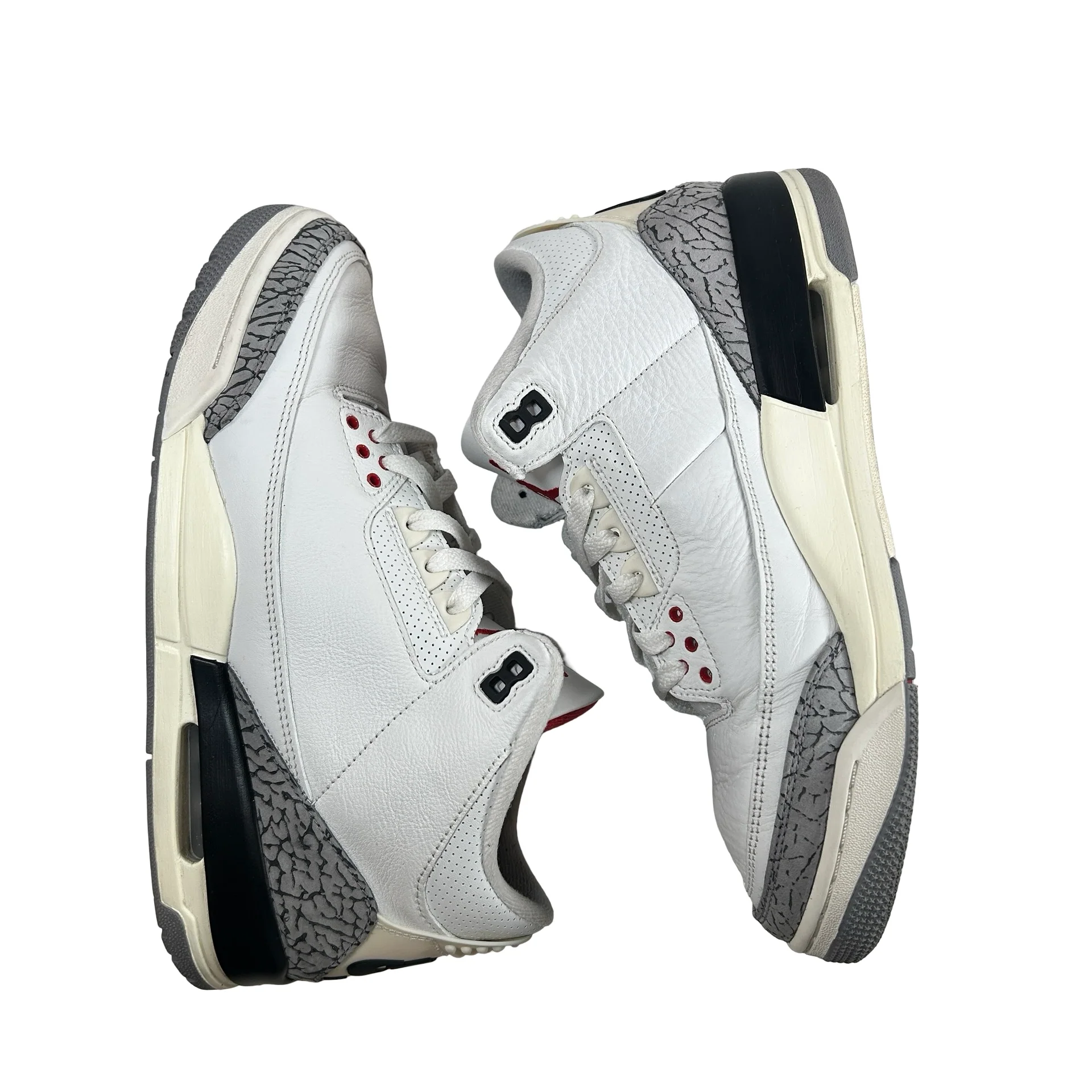 DN3707 100 Jordan 3 Retro White Cement Reimagined [USED] - 10 M (Used19) - Image 4