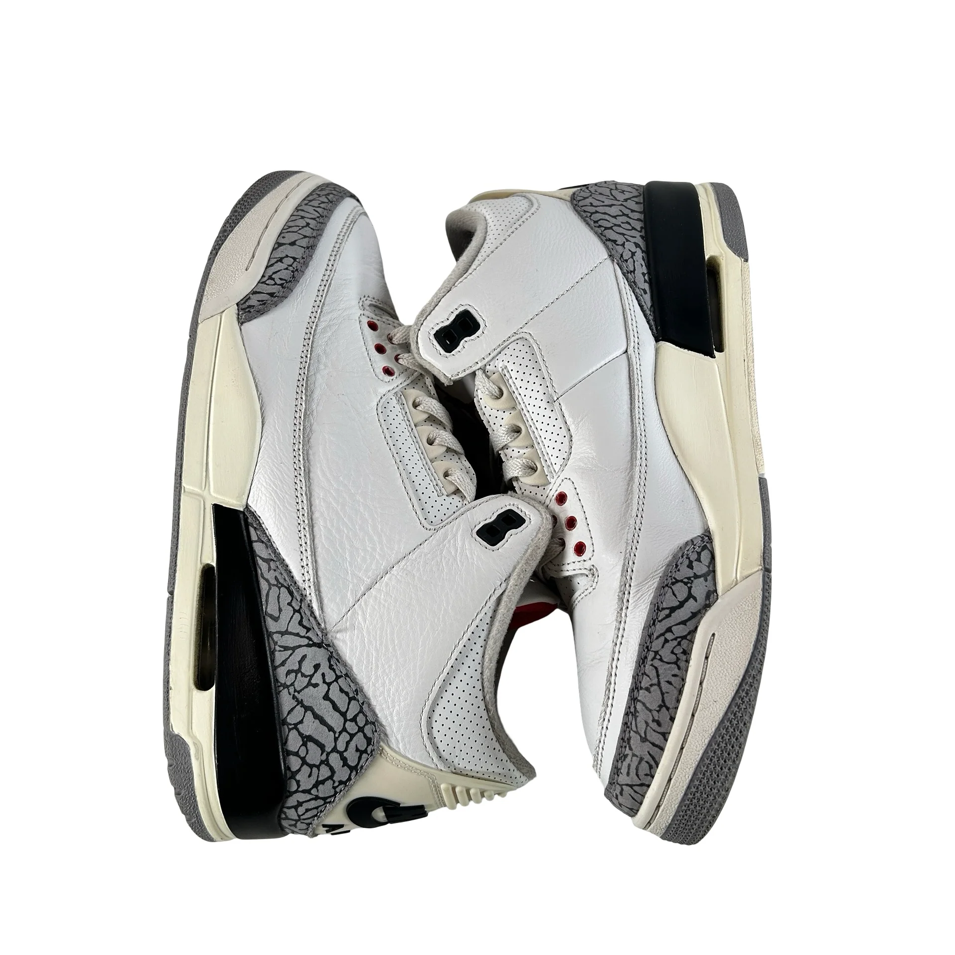 DN3707 100 Jordan 3 Retro White Cement Reimagined [USED] - 10 M (Used21) - Image 4
