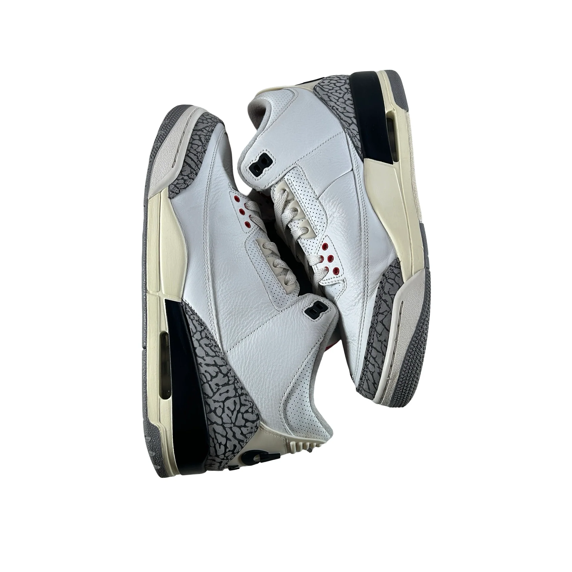 DN3707 100 Jordan 3 Retro White Cement Reimagined [USED] - 10 M (Used22) - Image 4