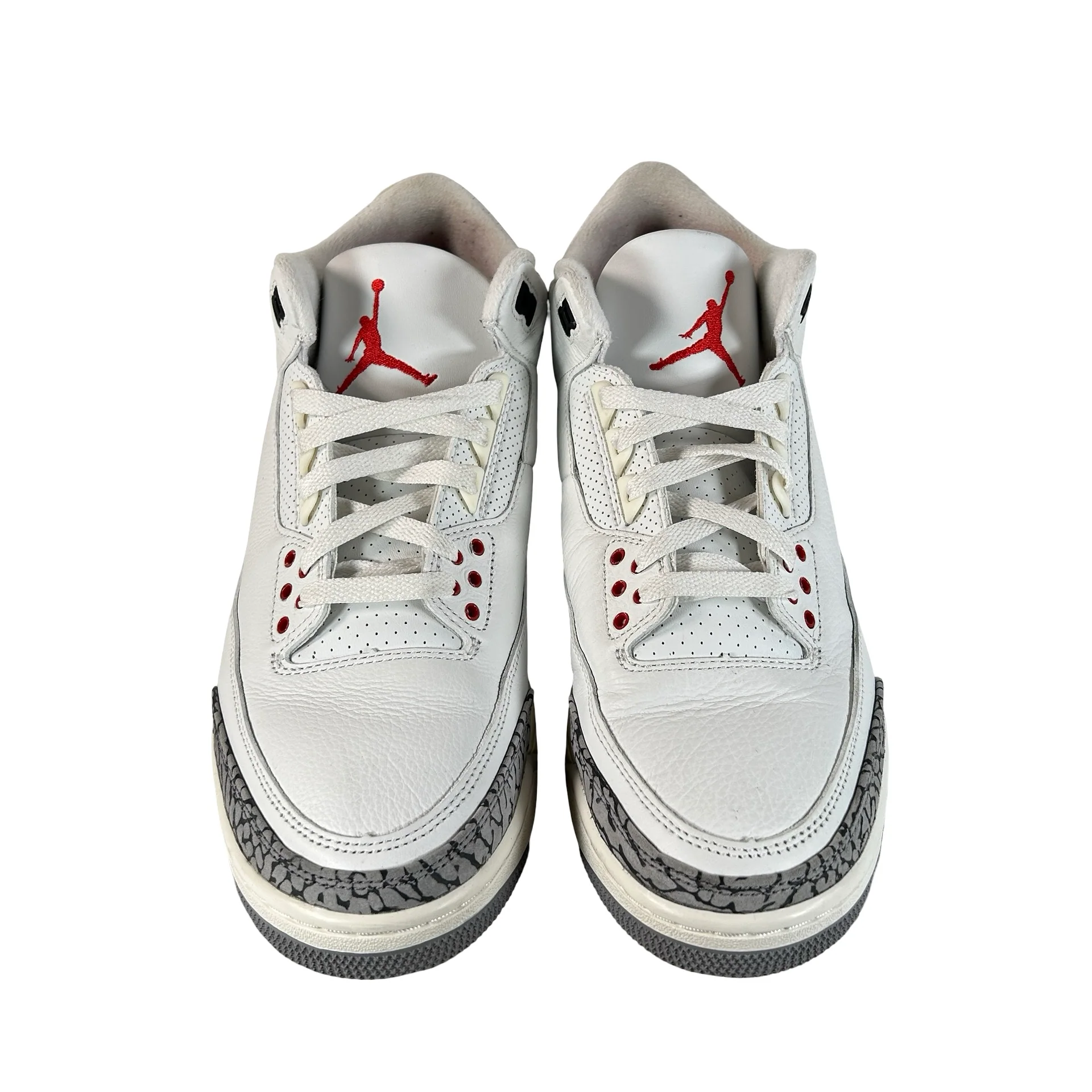 DN3707 100 Jordan 3 Retro White Cement Reimagined [USED] - 10 M (Used25) - Image 2
