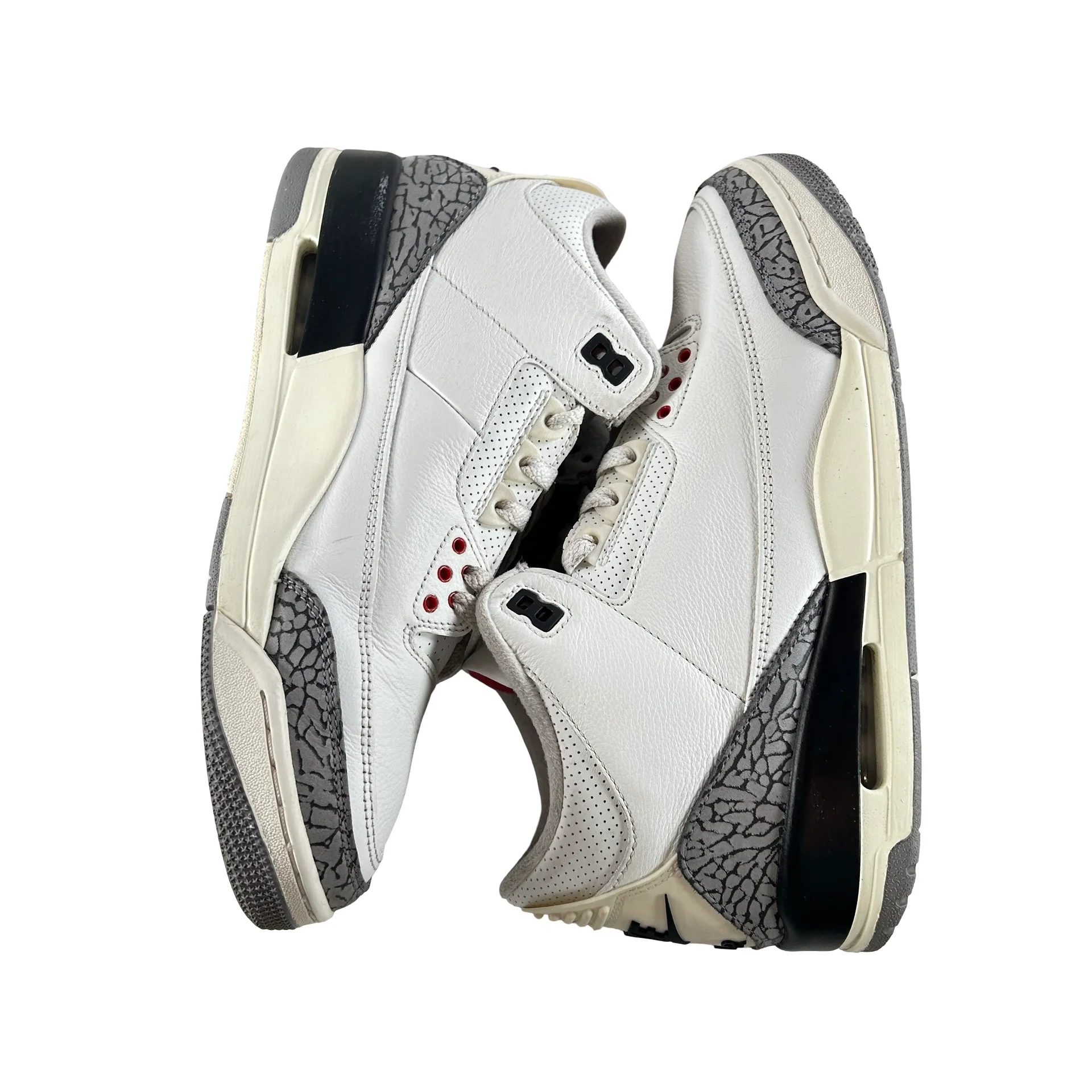 DN3707 100 Jordan 3 Retro White Cement Reimagined [USED] - 10 M (Used28) - Image 4