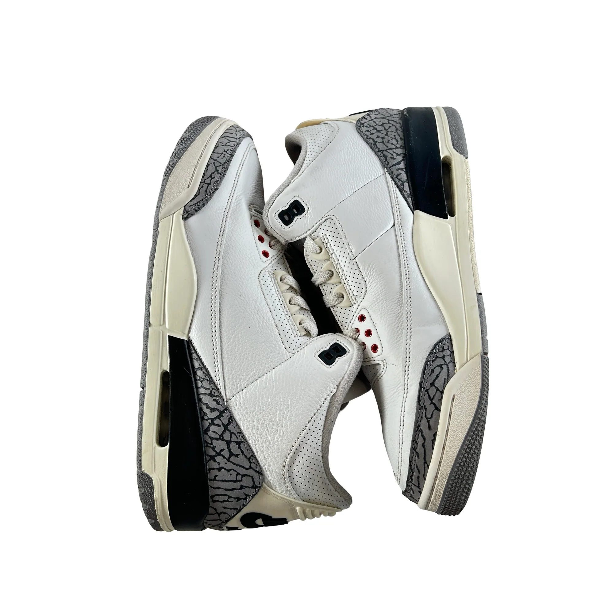 DN3707 100 Jordan 3 Retro White Cement Reimagined [USED] - 10 M (Used28) - Image 5