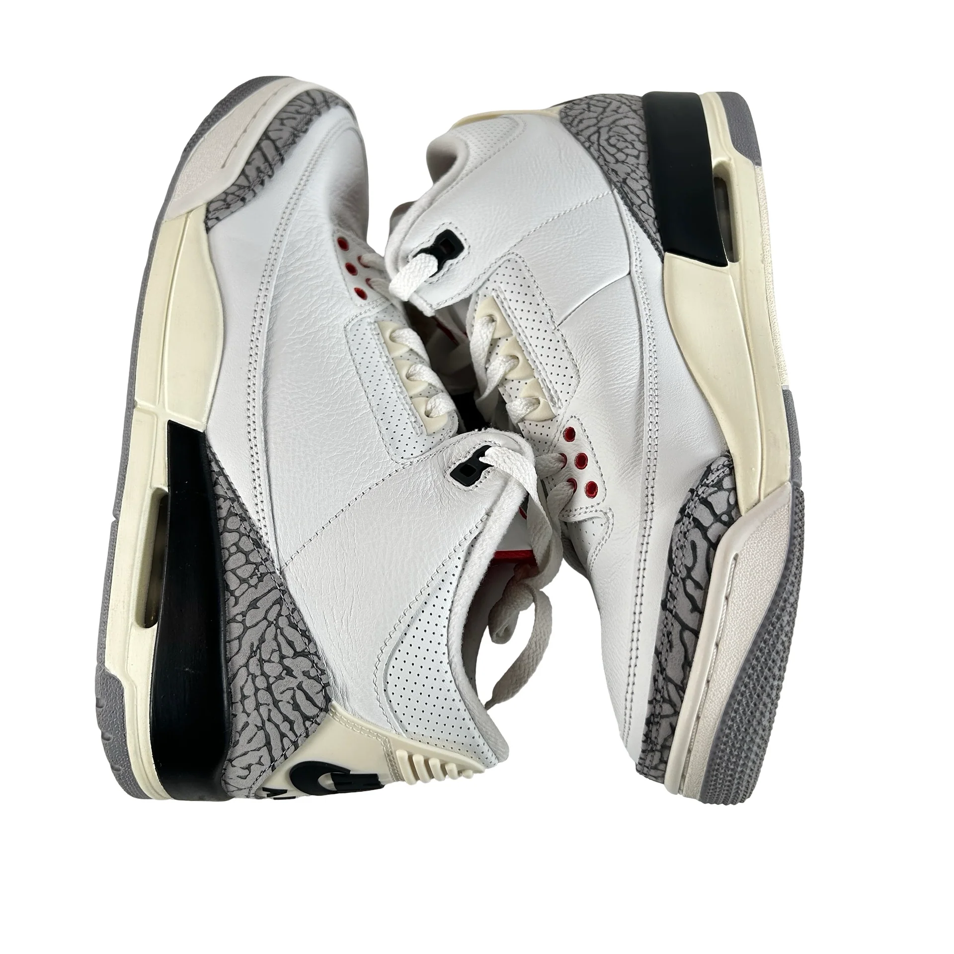 DN3707 100 Jordan 3 Retro White Cement Reimagined [USED] - 10 M (Used27) - Image 4