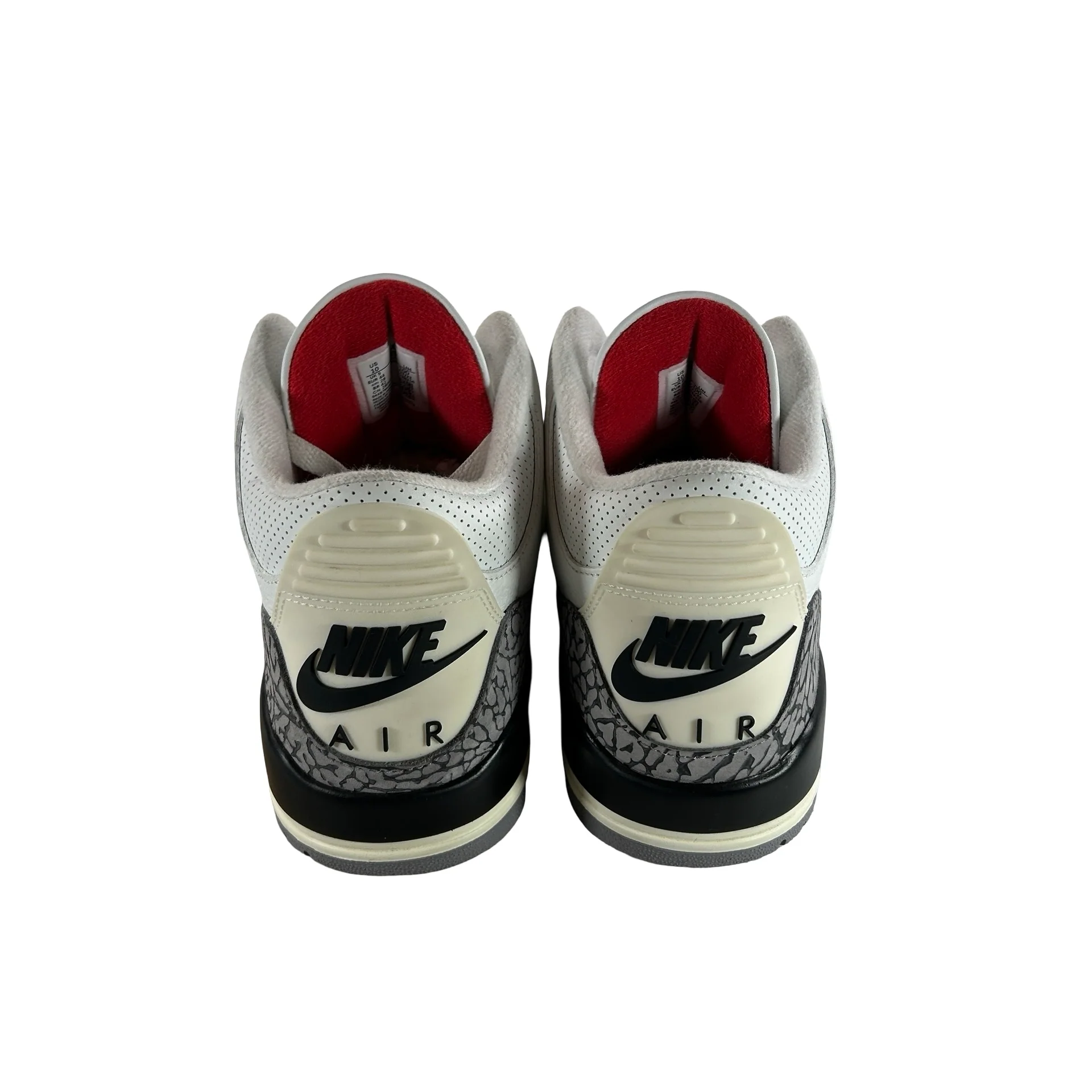 DN3707 100 Jordan 3 Retro White Cement Reimagined [USED] - 10 M (Used29) - Image 3