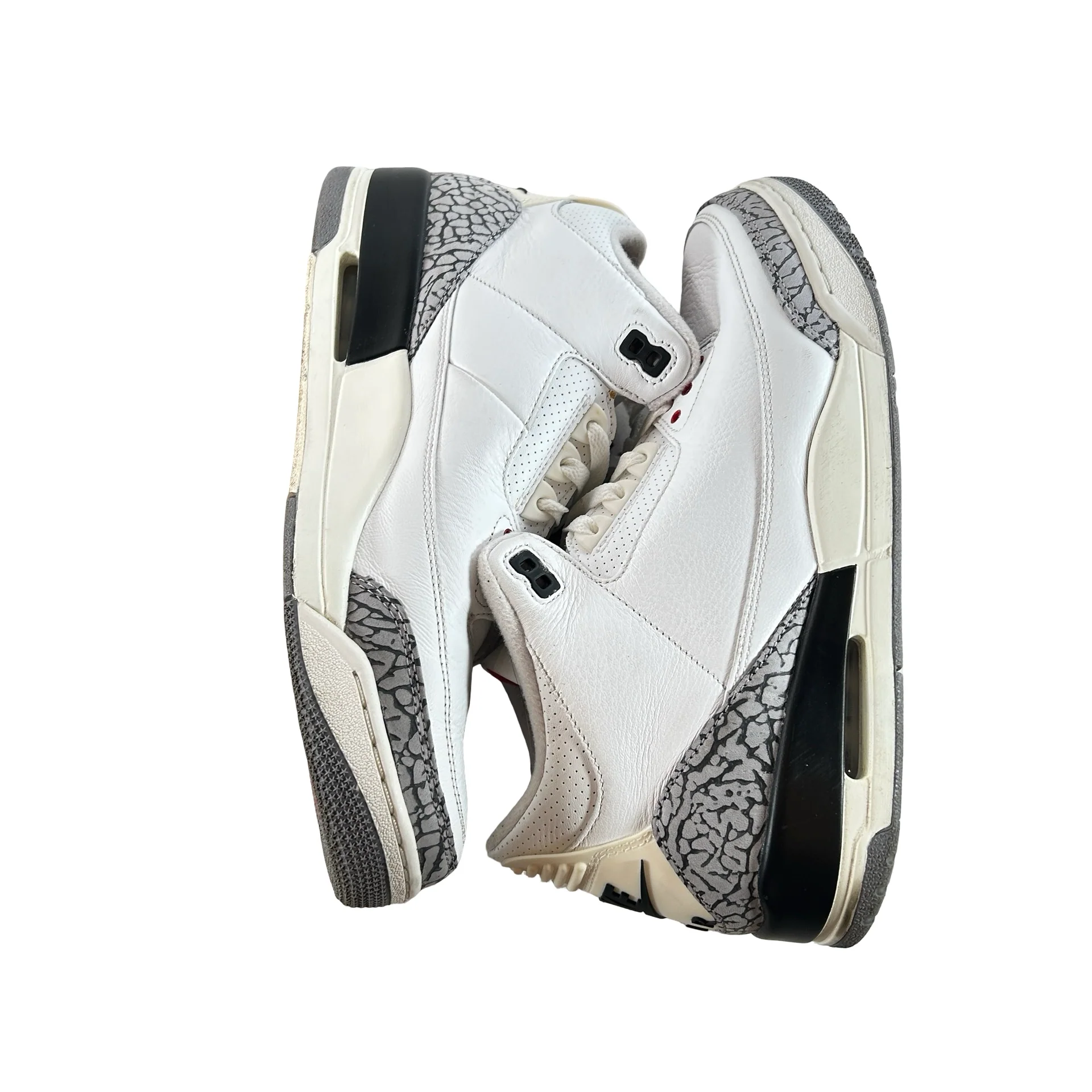 DN3707 100 Jordan 3 Retro White Cement Reimagined [USED] - 10 M (Used31) - Image 4