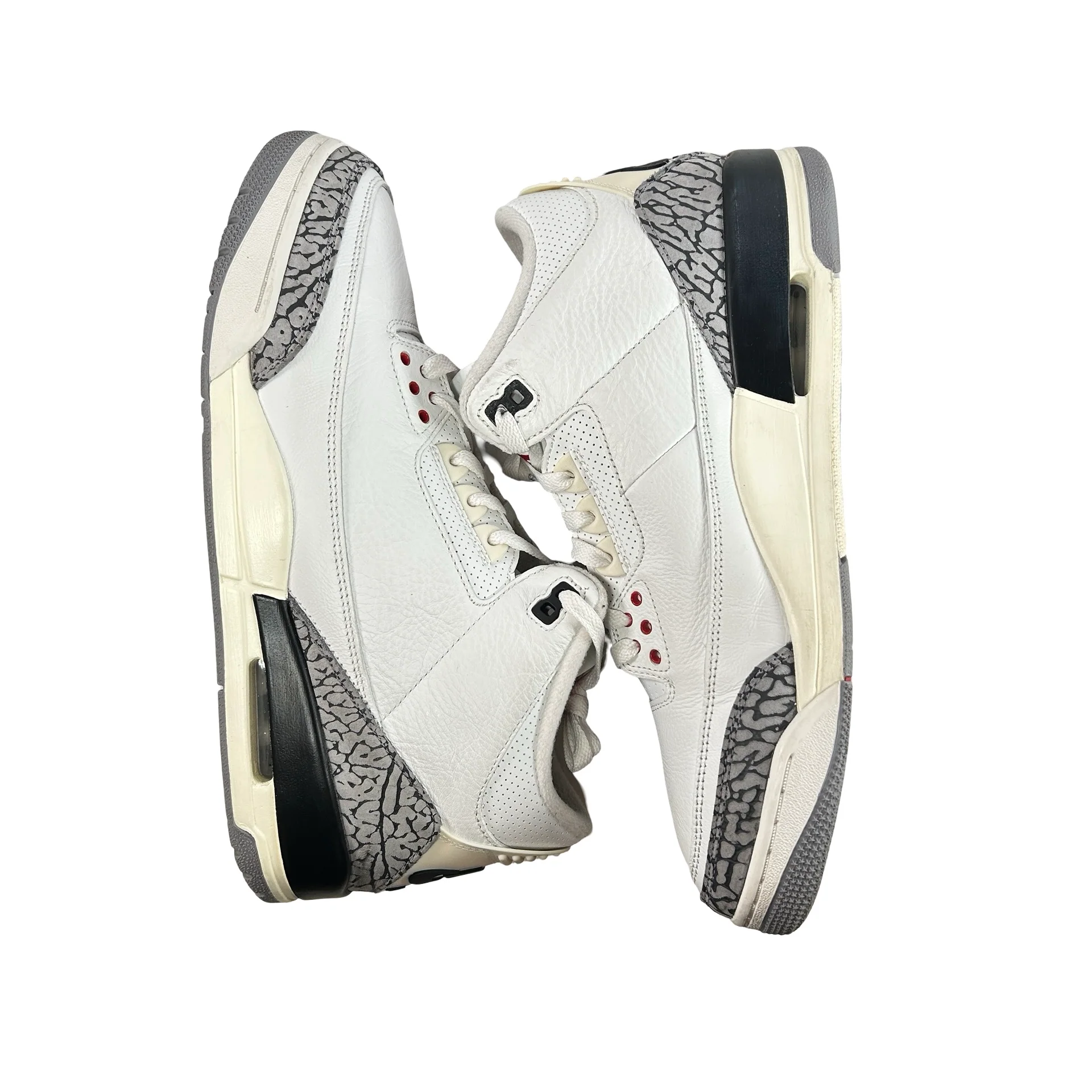 DN3707 100 Jordan 3 Retro White Cement Reimagined [USED] - 11.5 M (Used13) - Image 4