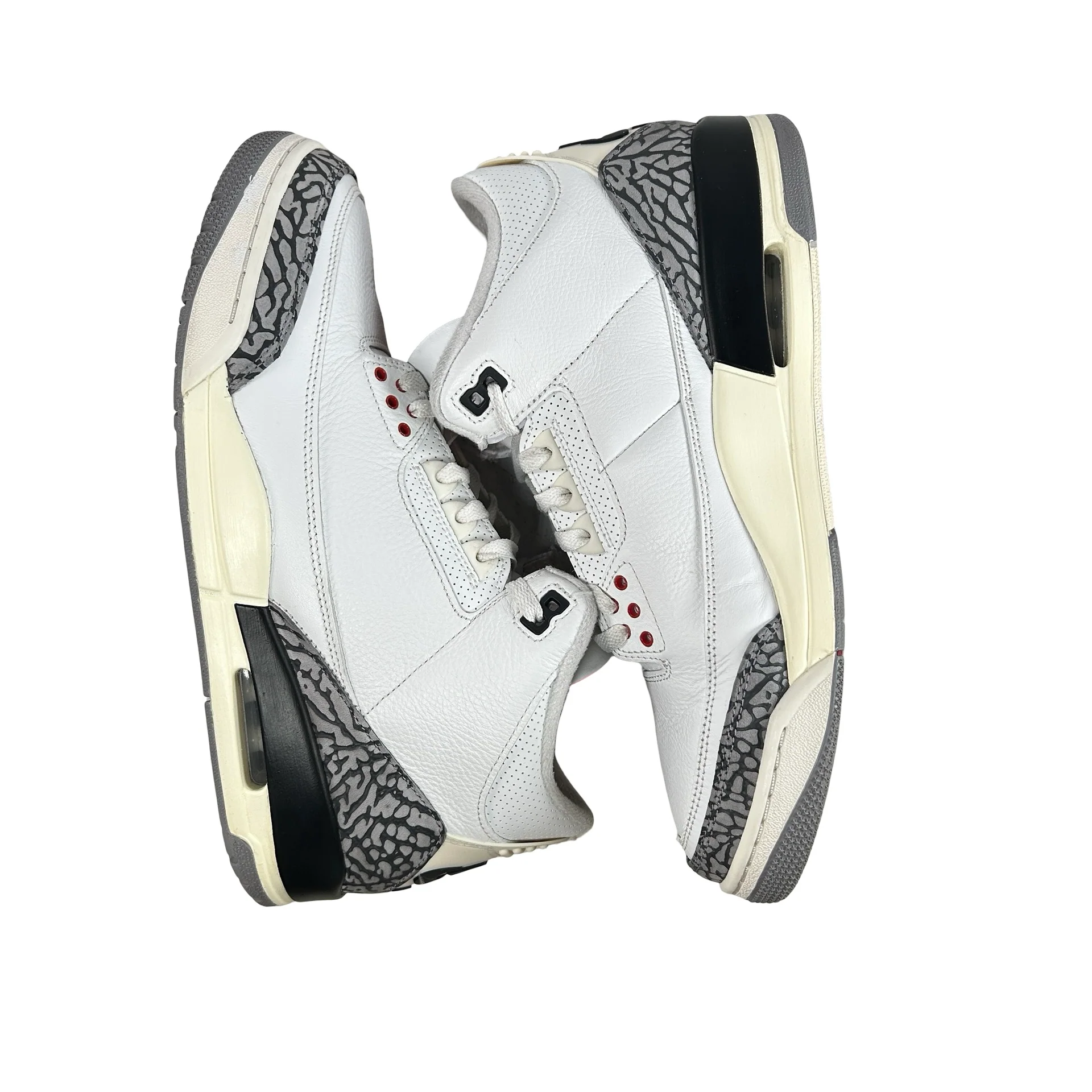 DN3707 100 Jordan 3 Retro White Cement Reimagined [USED] - 11.5 M (Used15) - Image 4