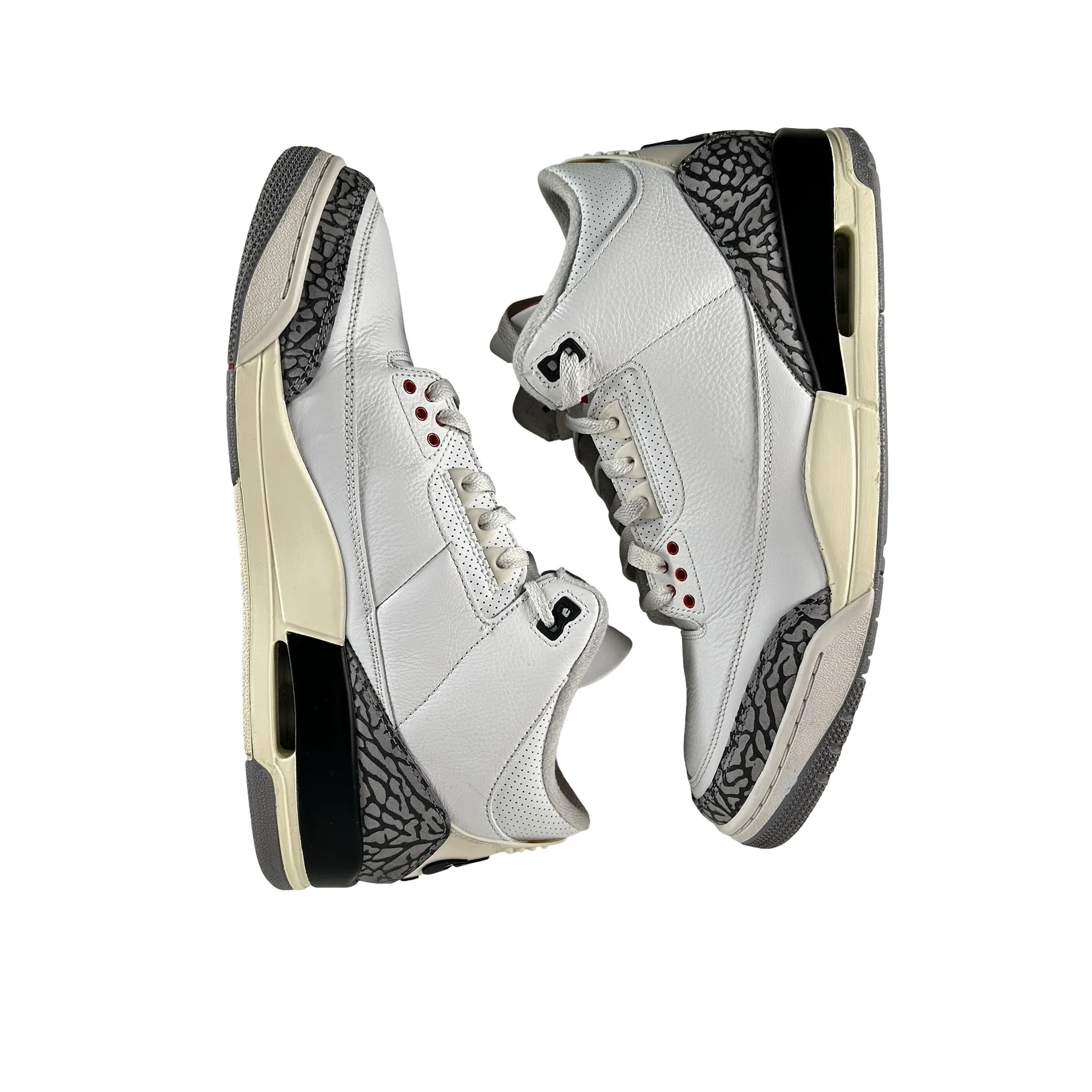 DN3707 100 Jordan 3 Retro White Cement Reimagined [USED] - 11.5 M (Used16) - Image 4