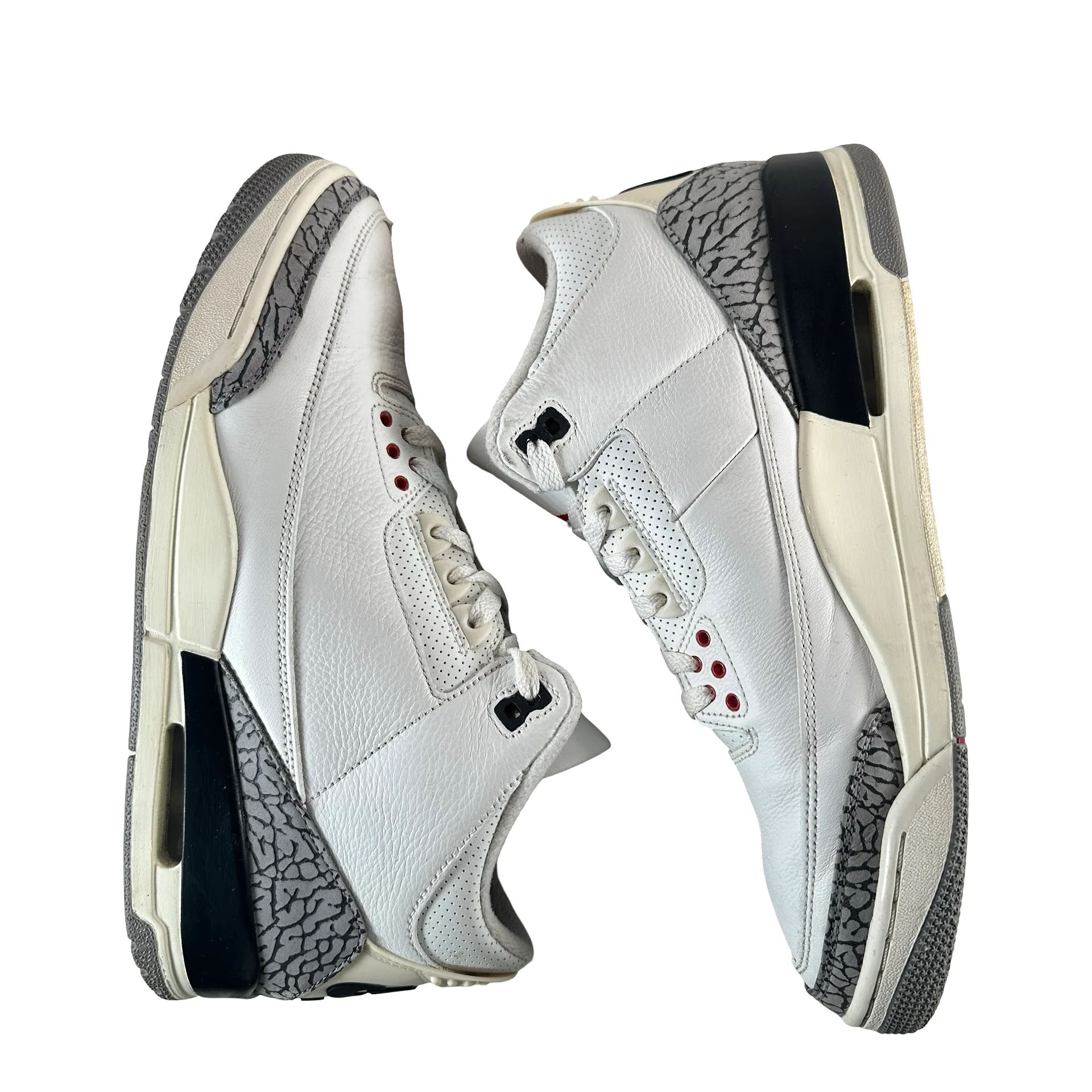 DN3707 100 Jordan 3 Retro White Cement Reimagined [USED] - 11 M (Used24) - Image 4