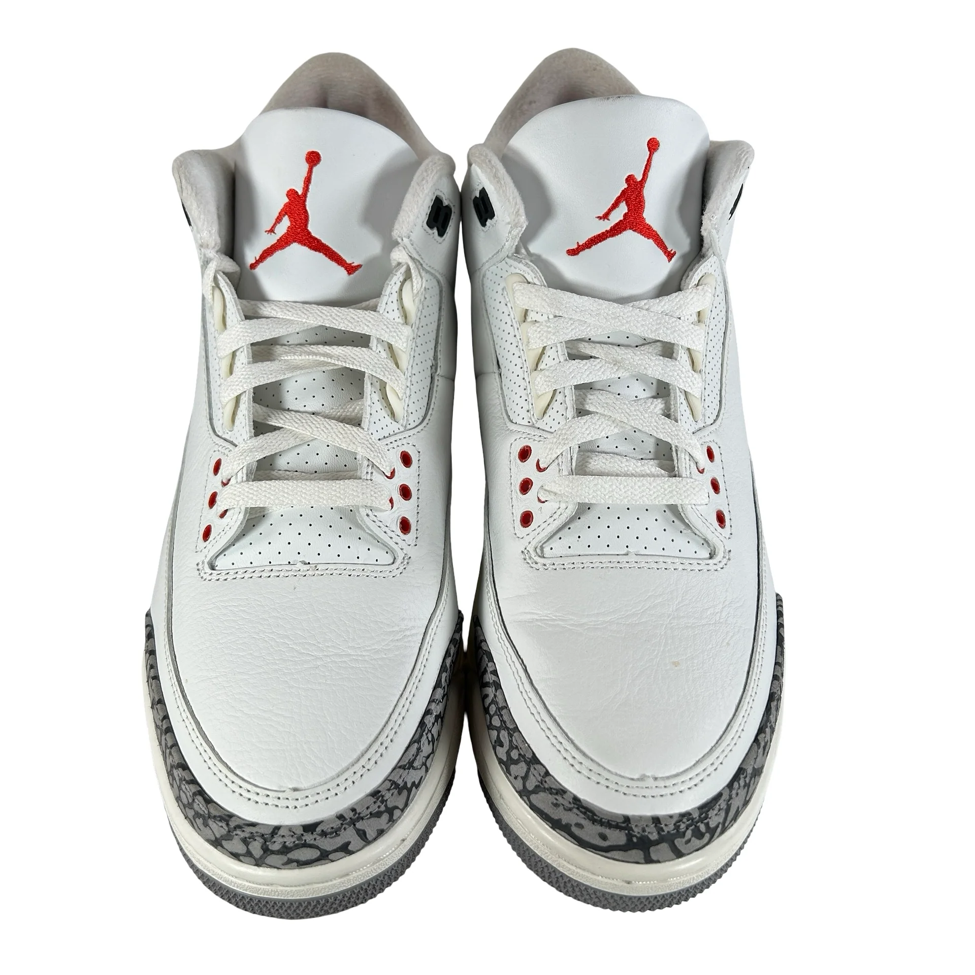 DN3707 100 Jordan 3 Retro White Cement Reimagined [USED] - 11 M (Used26) - Image 2