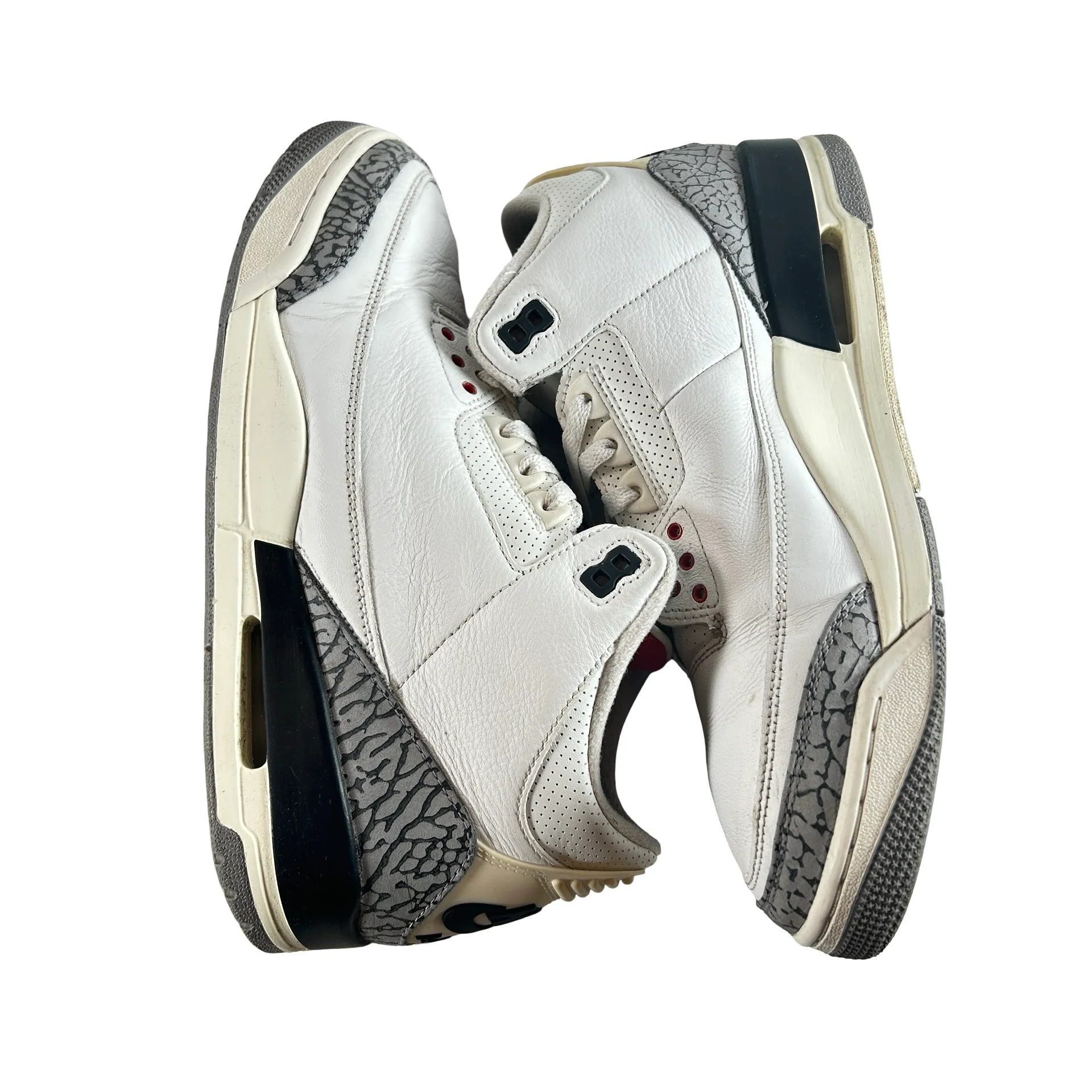 DN3707 100 Jordan 3 Retro White Cement Reimagined [USED] - 11 M (Used30) - Image 4