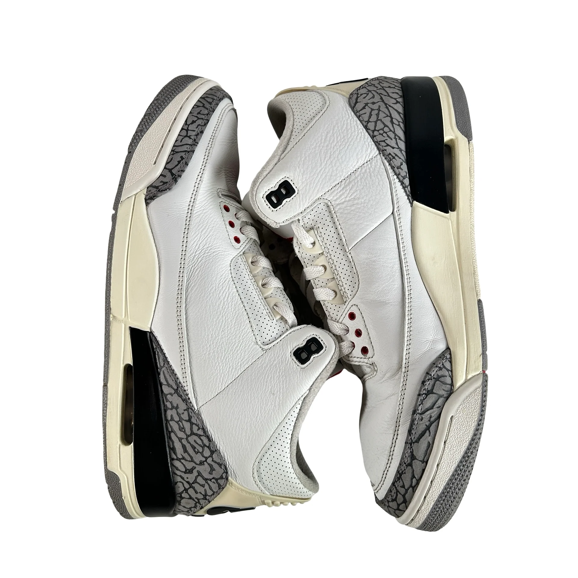 DN3707 100 Jordan 3 Retro White Cement Reimagined [USED] - 12 M (Used10) - Image 4