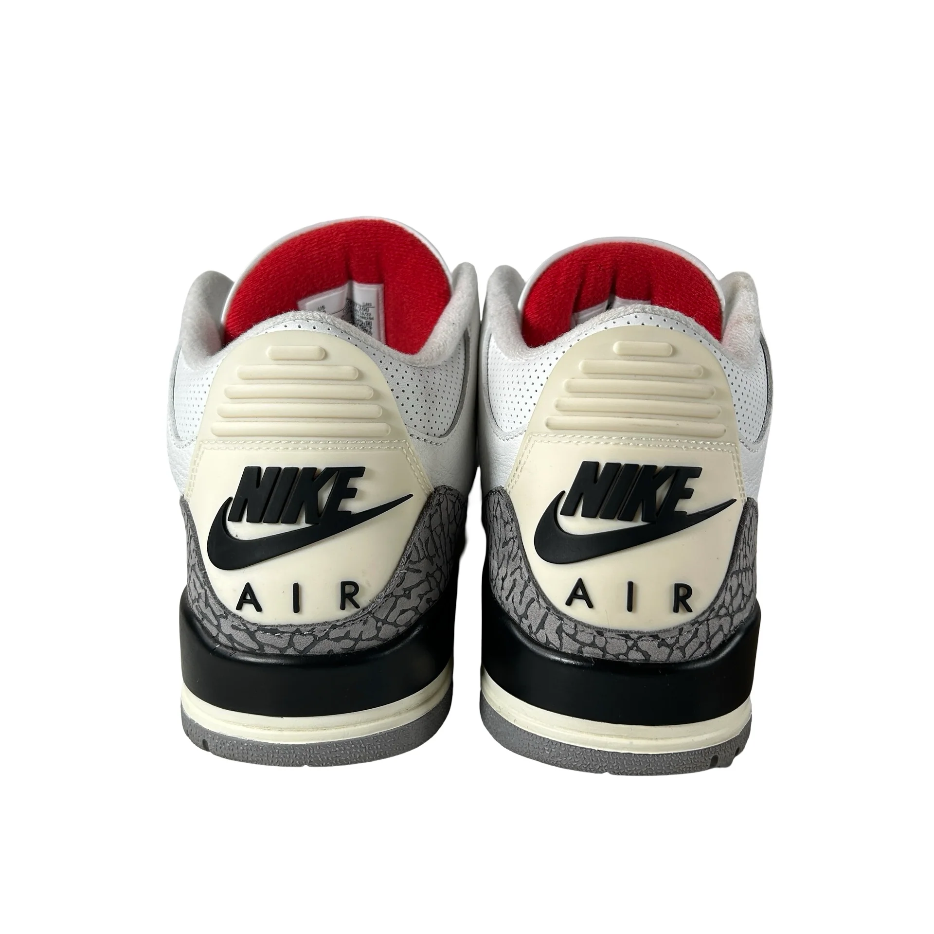 DN3707 100 Jordan 3 Retro White Cement Reimagined [USED] - 12 M (Used11) - Image 3
