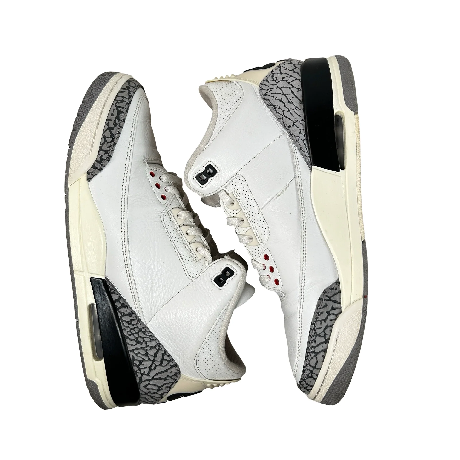 DN3707 100 Jordan 3 Retro White Cement Reimagined [USED] - 12 M (Used16) - Image 4