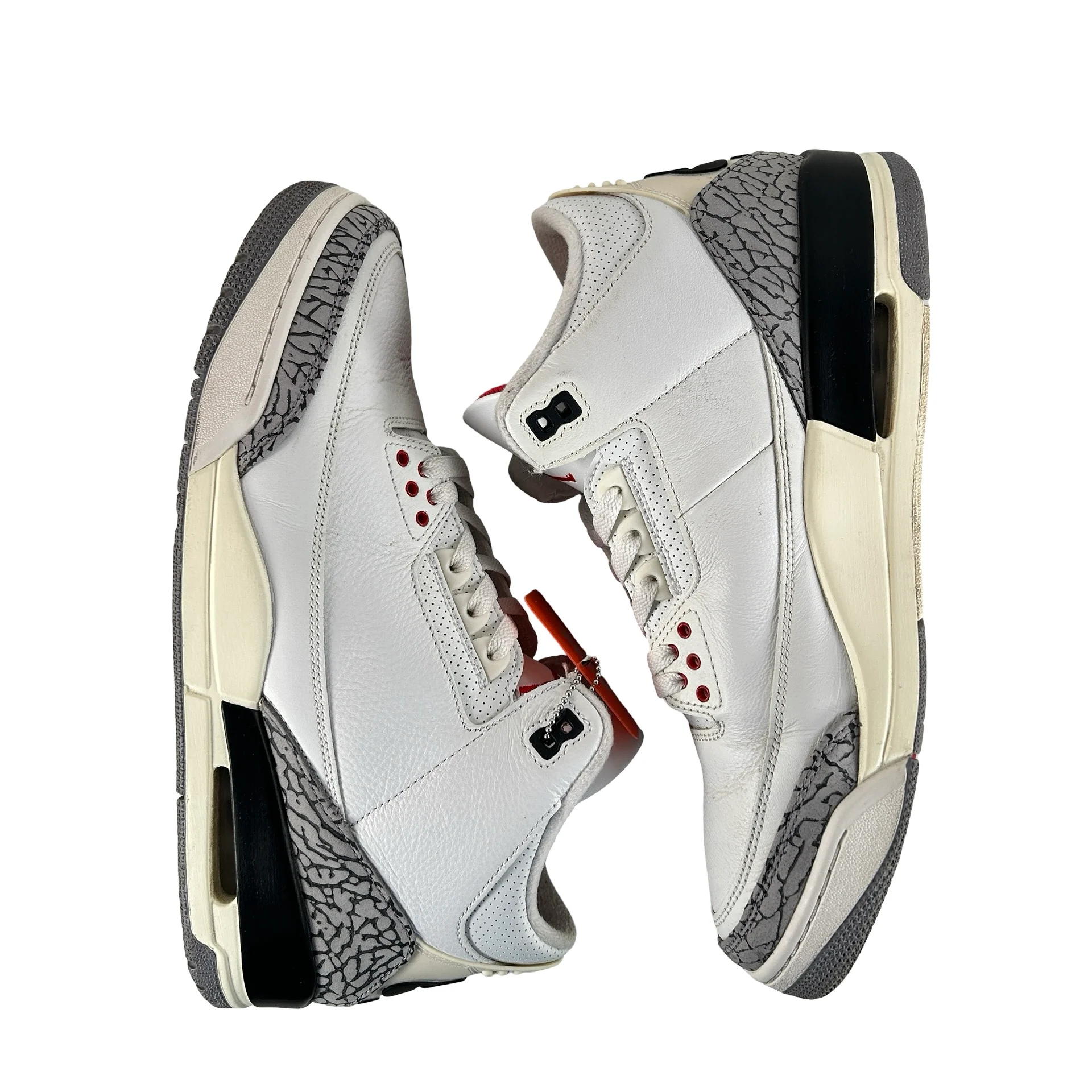 DN3707 100 Jordan 3 Retro White Cement Reimagined [USED] - 12 M (Used2) (Replace Box2) - Image 4