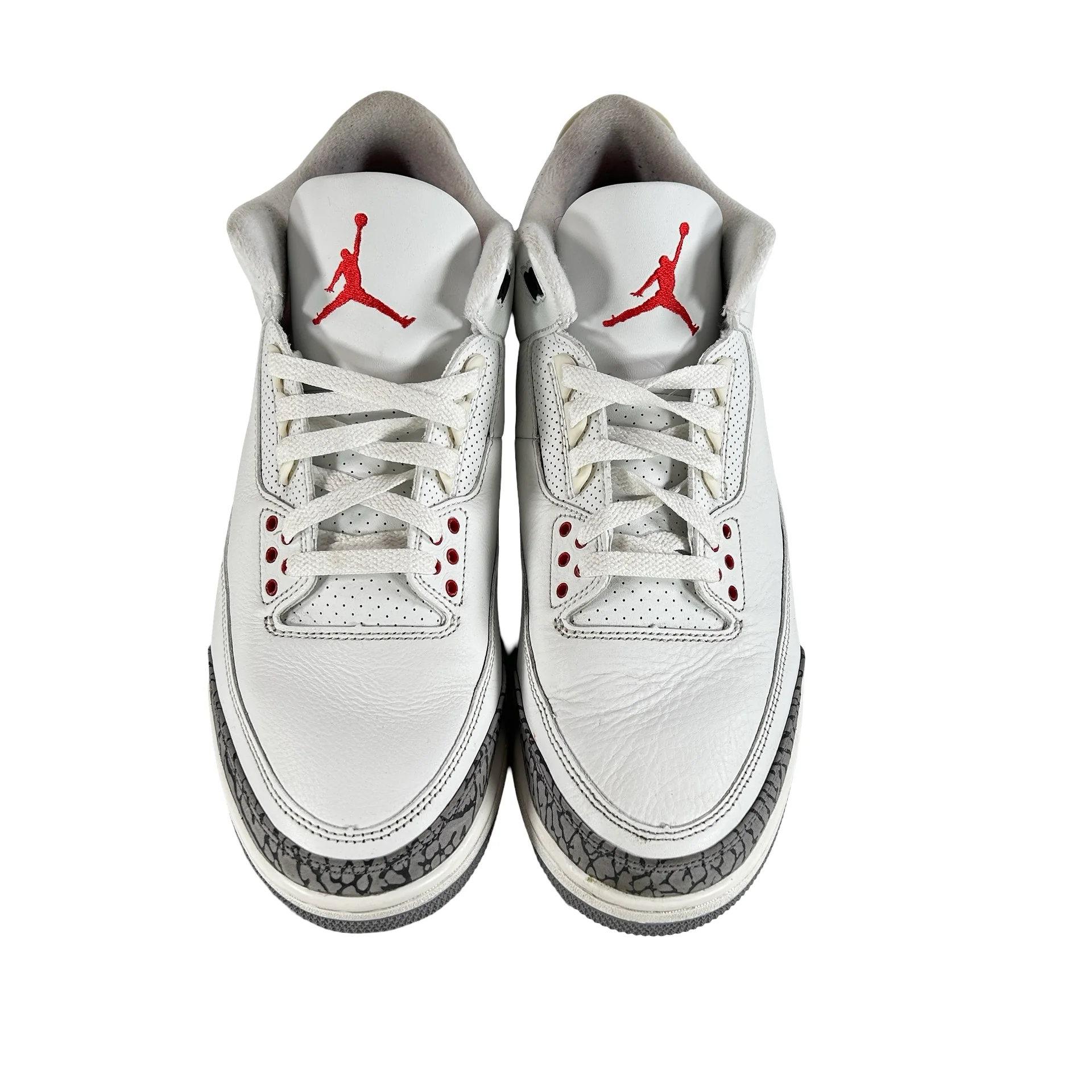 DN3707 100 Jordan 3 Retro White Cement Reimagined [USED] - 12 M (Used6) (No Box6) - Image 2