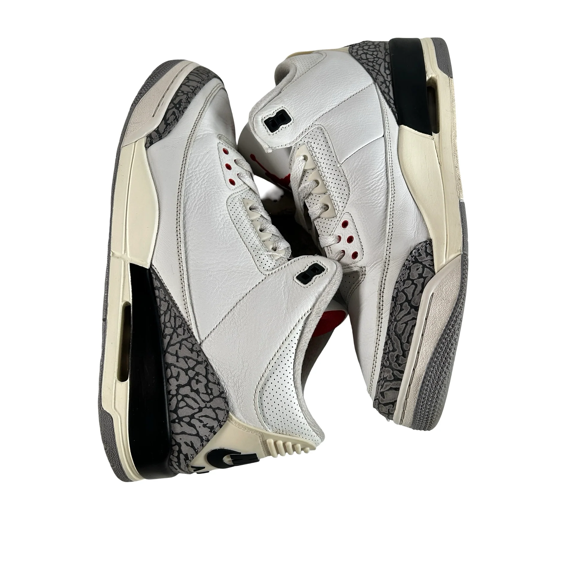 DN3707 100 Jordan 3 Retro White Cement Reimagined [USED] - 13 M (Used9) - Image 4