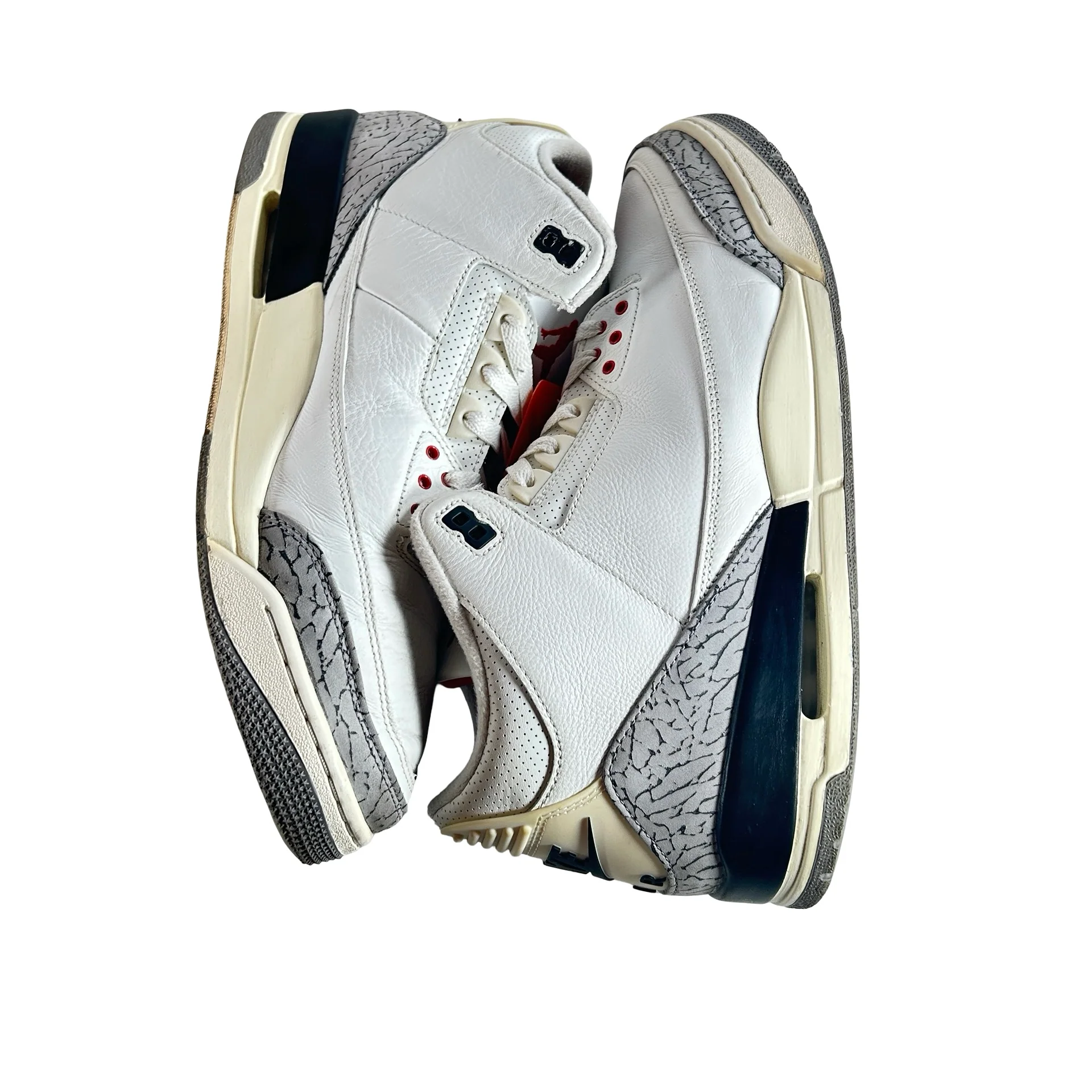 DN3707 100 Jordan 3 Retro White Cement Reimagined [USED] - 14 M (Used4) - Image 5