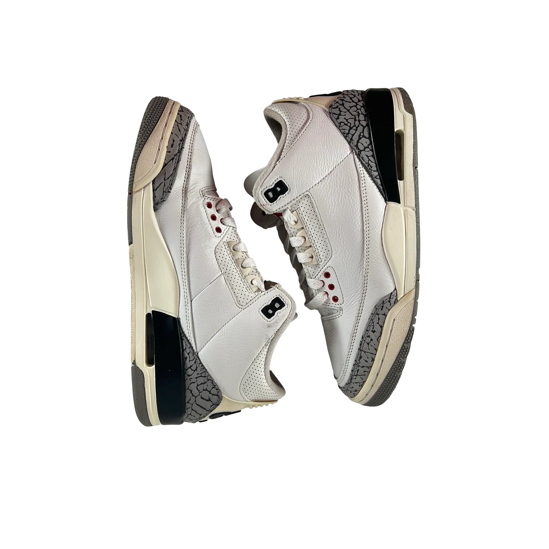 DN3707 100 Jordan 3 Retro White Cement Reimagined [USED] - 7 M (Used) - Image 4