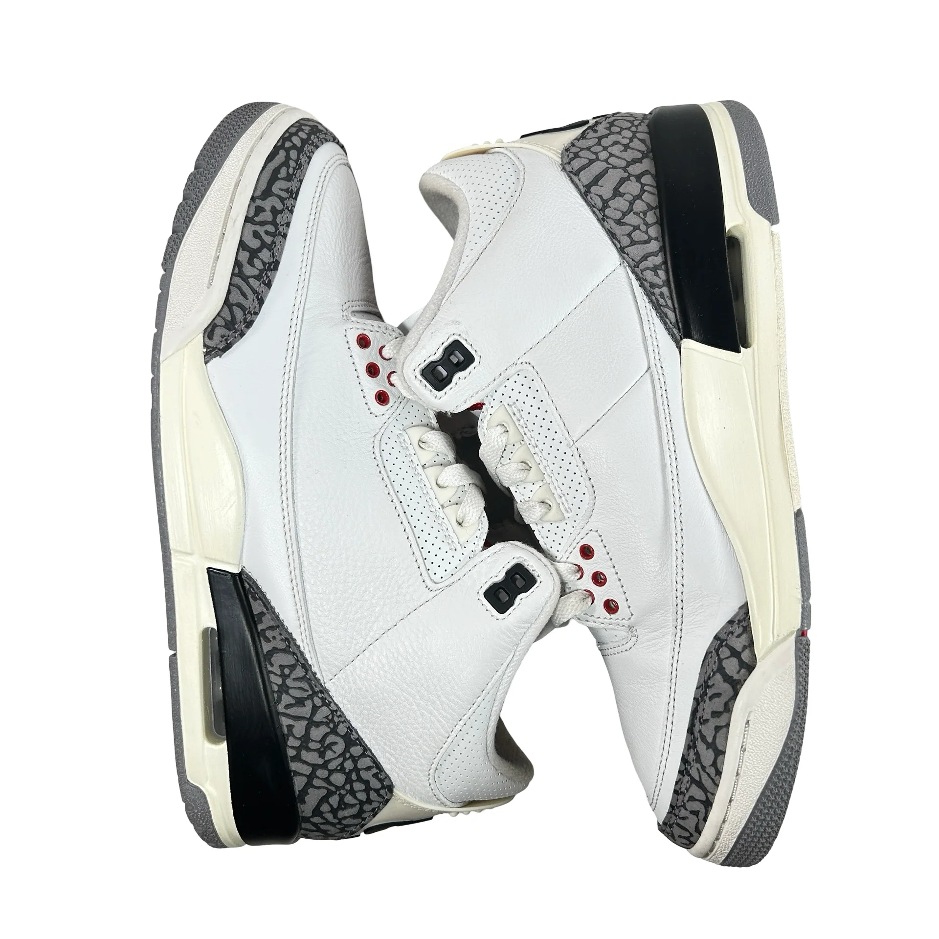 DN3707 100 Jordan 3 Retro White Cement Reimagined [USED] - 8.5 M (Used14) - Image 4