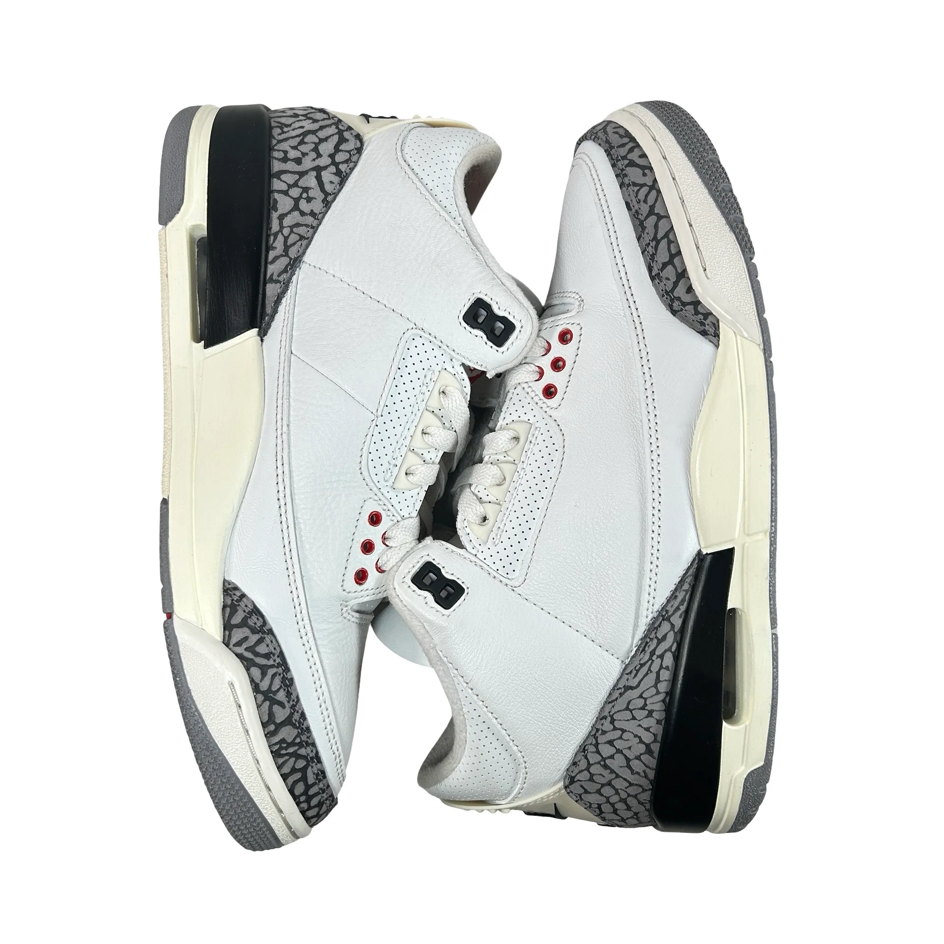 DN3707 100 Jordan 3 Retro White Cement Reimagined [USED] - 8.5 M (Used14) - Image 5