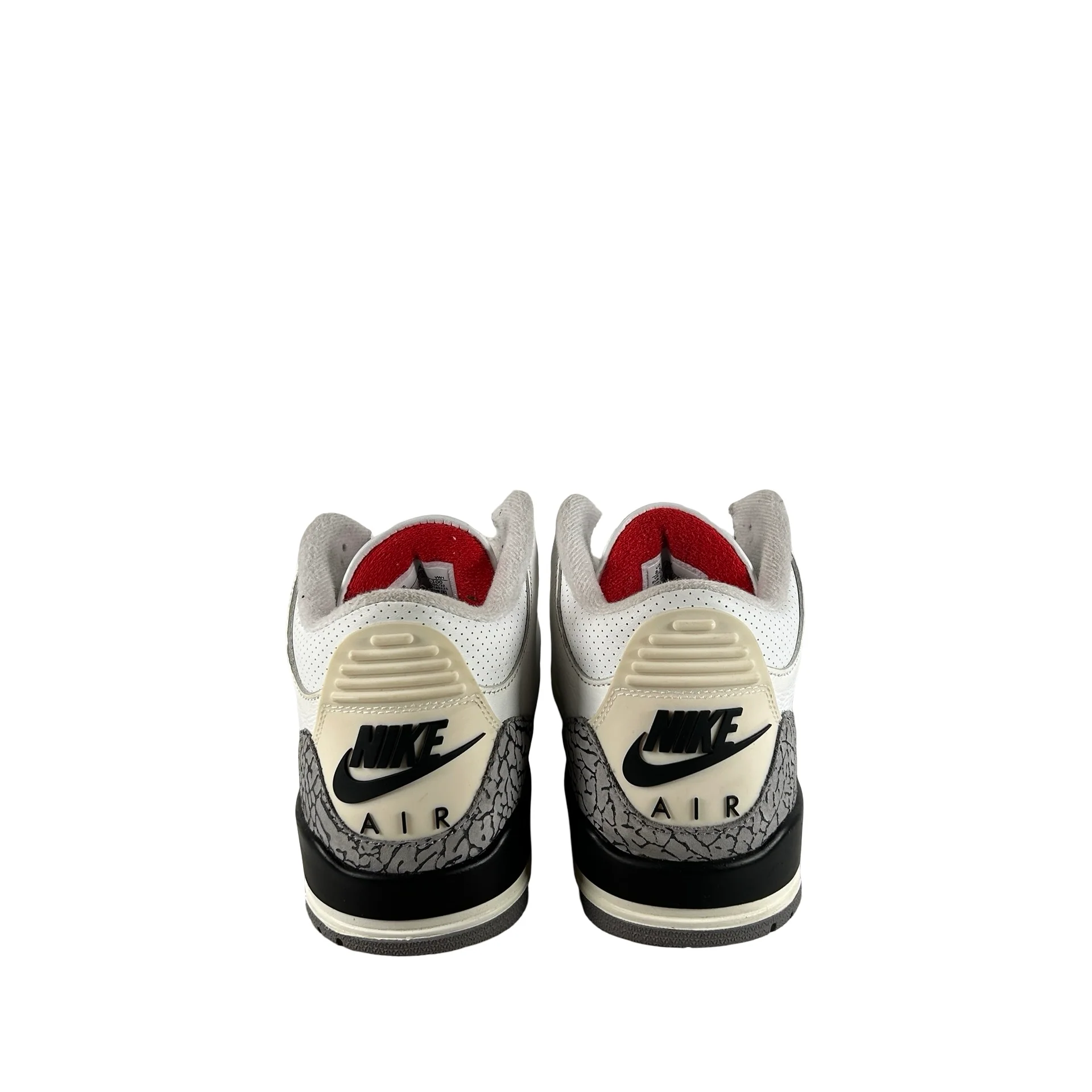 DN3707 100 Jordan 3 Retro White Cement Reimagined [USED] - 8.5 M (Used18) - Image 3
