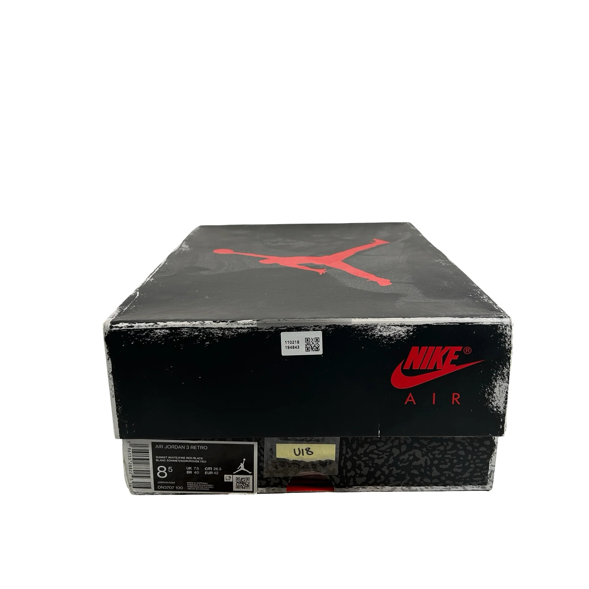 DN3707 100 Jordan 3 Retro White Cement Reimagined [USED] - 8.5 M (Used18) - Image 7
