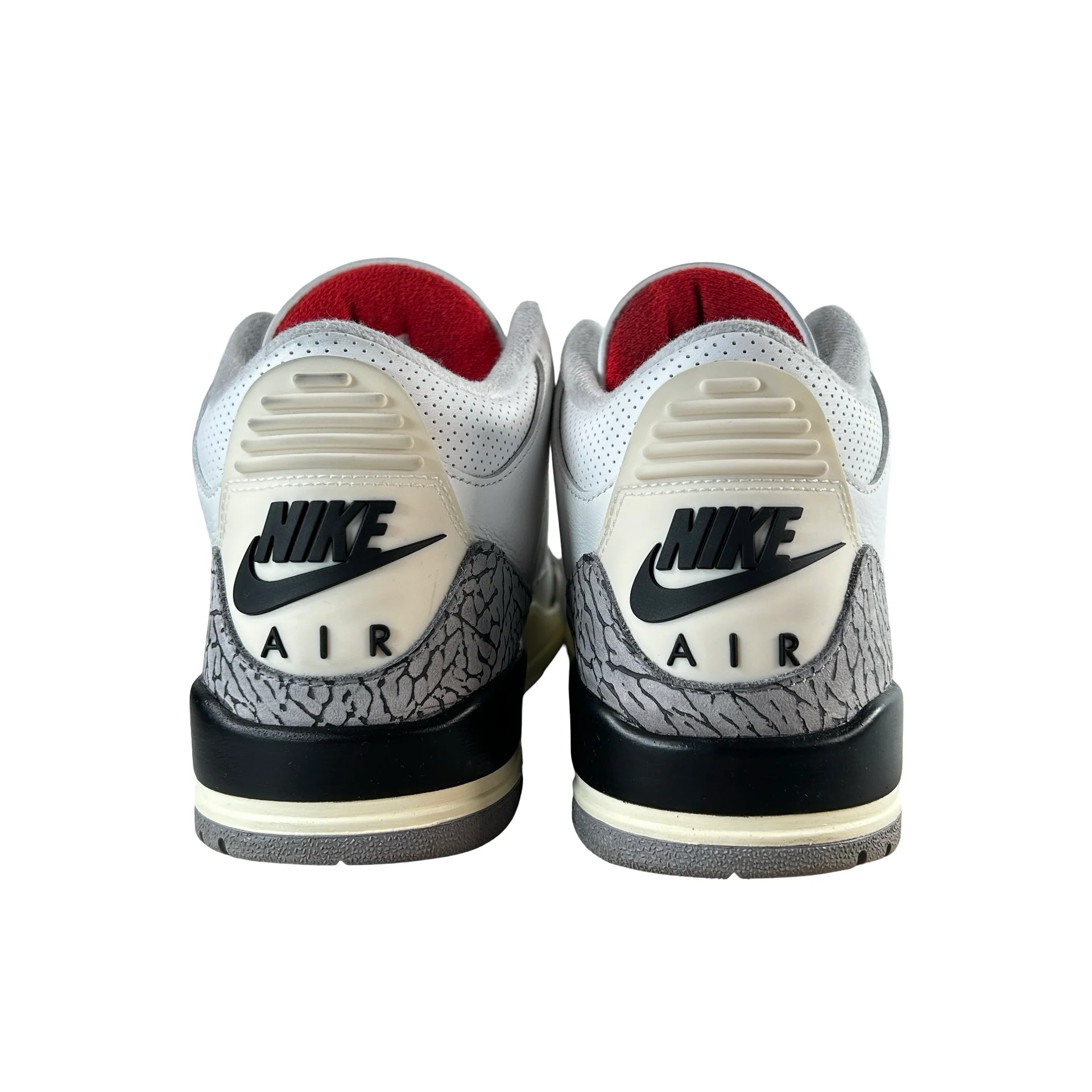 DN3707 100 Jordan 3 Retro White Cement Reimagined [USED] - 8.5 M (Used19) - Image 3