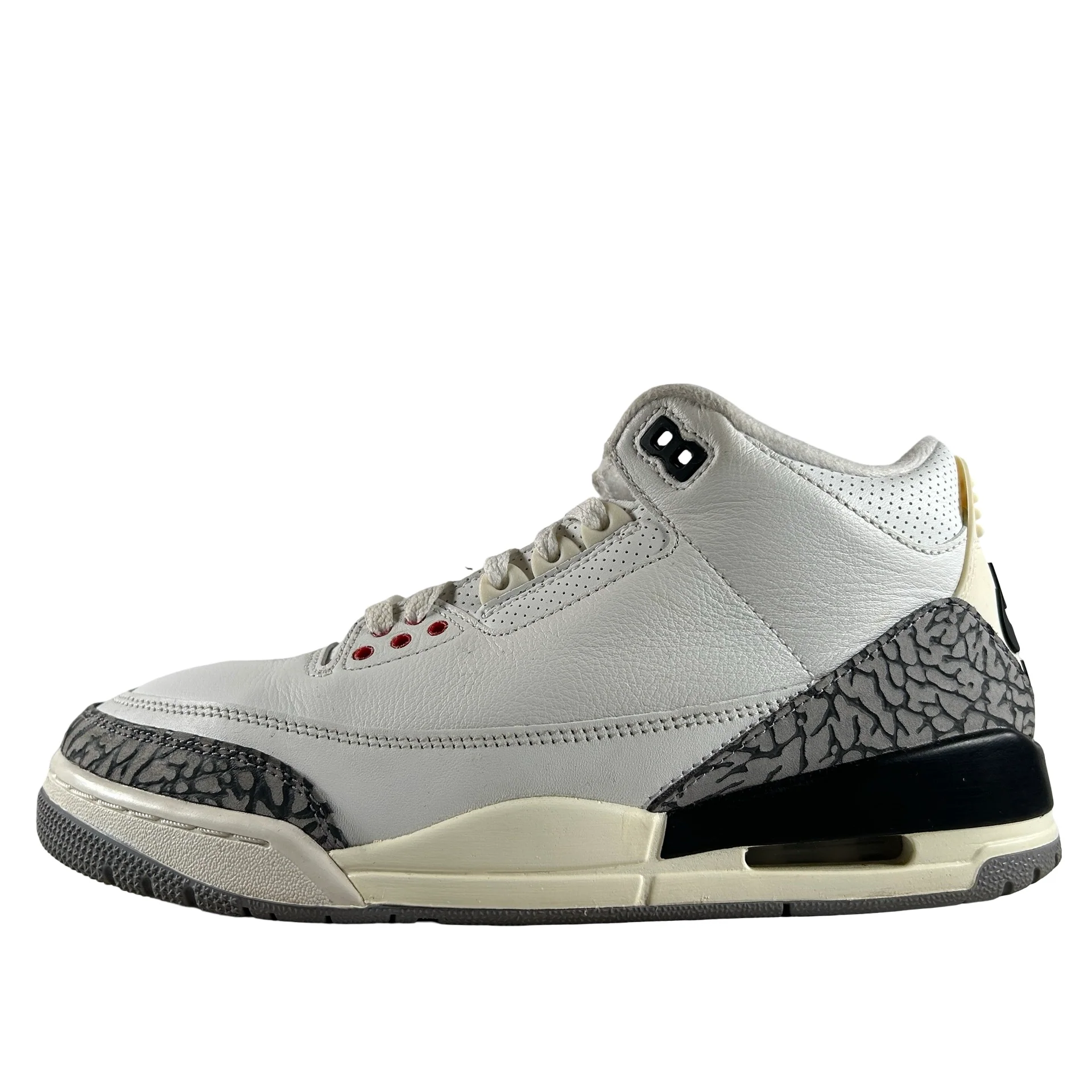 DN3707 100 Jordan 3 Retro White Cement Reimagined [USED] - 8 M (Used) (Replace Box)