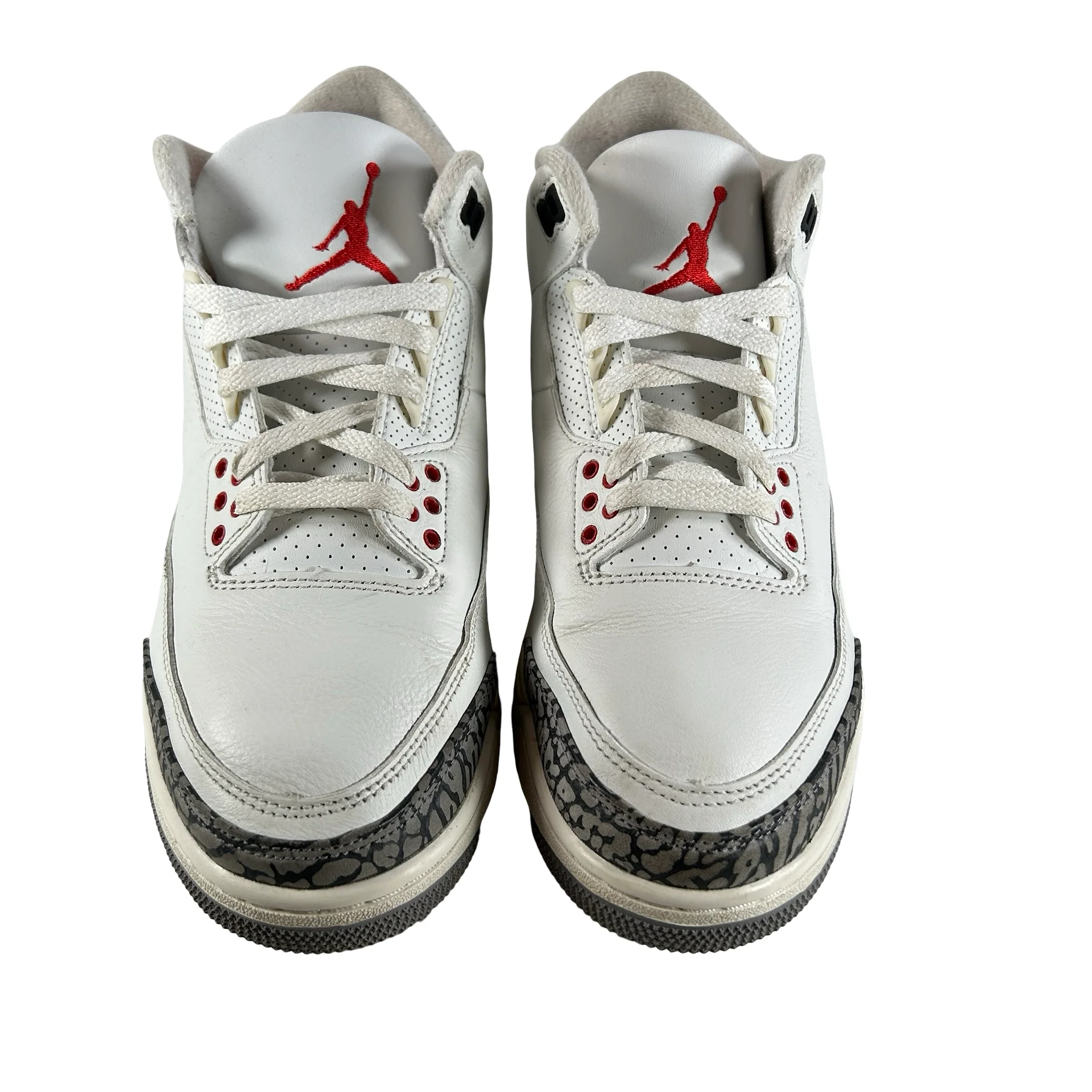 DN3707 100 Jordan 3 Retro White Cement Reimagined [USED] - 8 M (Used) (Replace Box) - Image 2