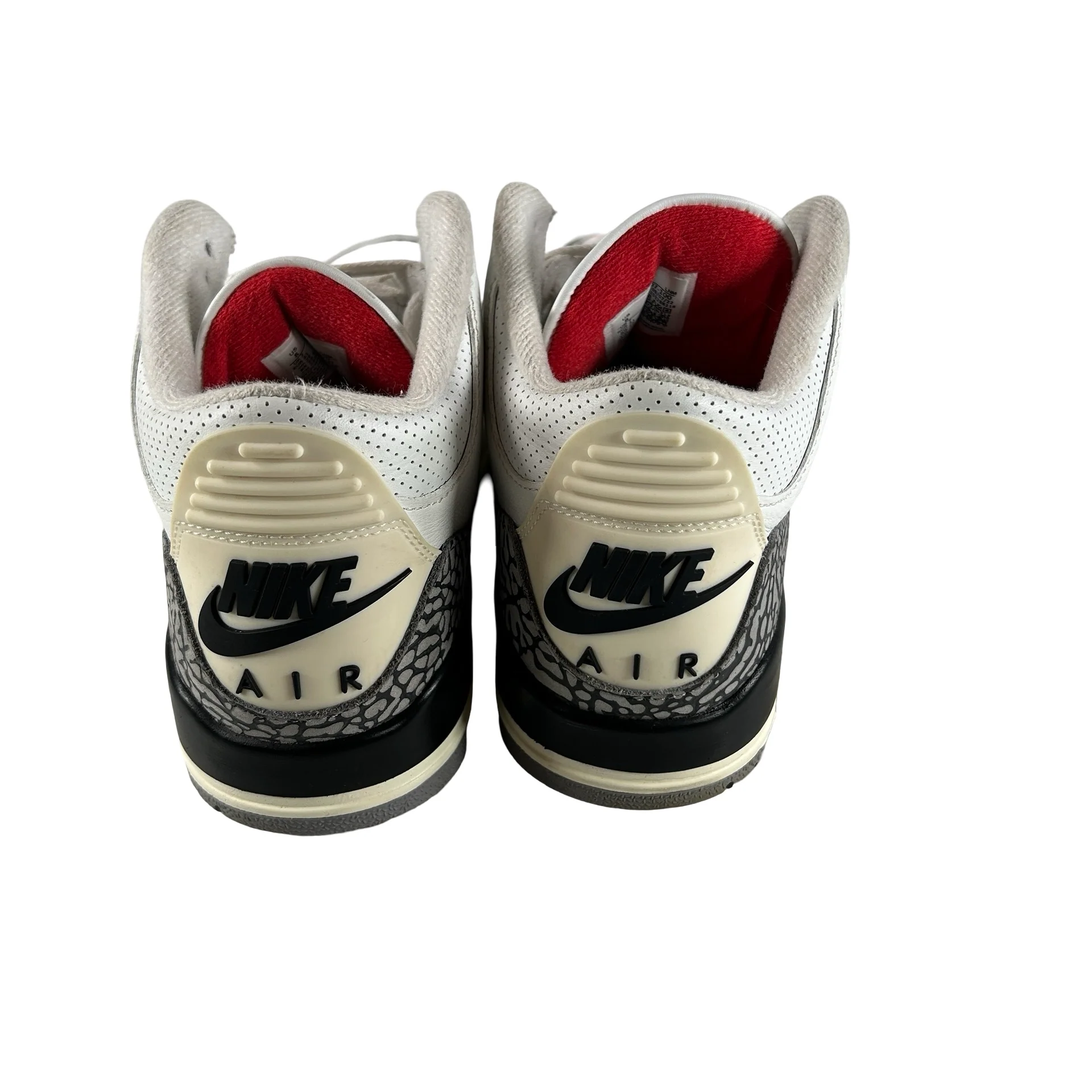 DN3707 100 Jordan 3 Retro White Cement Reimagined [USED] - 8 M (Used) (Replace Box) - Image 3