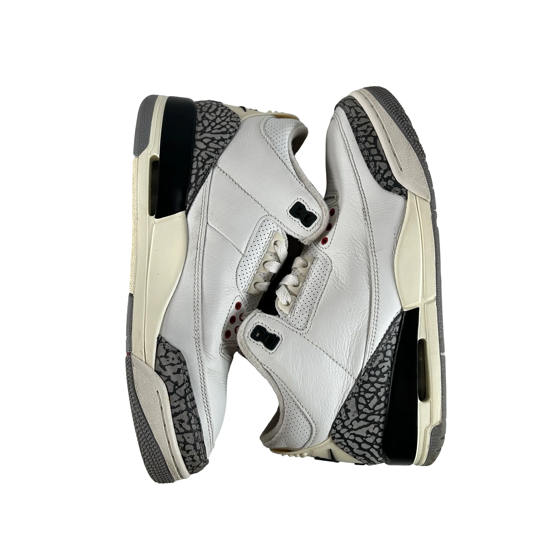 DN3707 100 Jordan 3 Retro White Cement Reimagined [USED] - 8 M (Used) (Replace Box) - Image 4