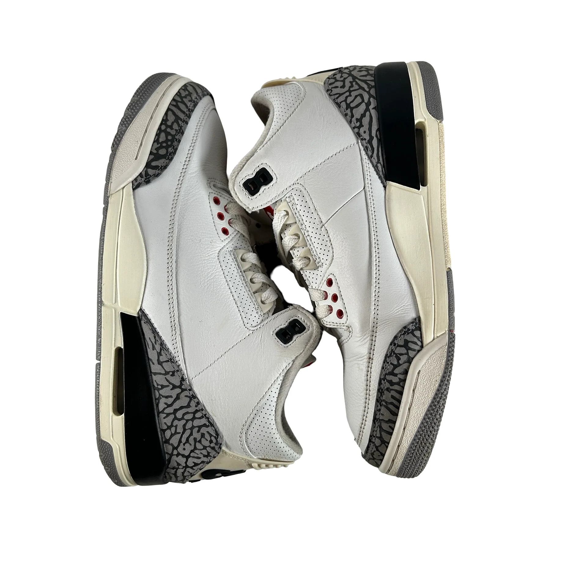 DN3707 100 Jordan 3 Retro White Cement Reimagined [USED] - 8 M (Used) (Replace Box) - Image 5