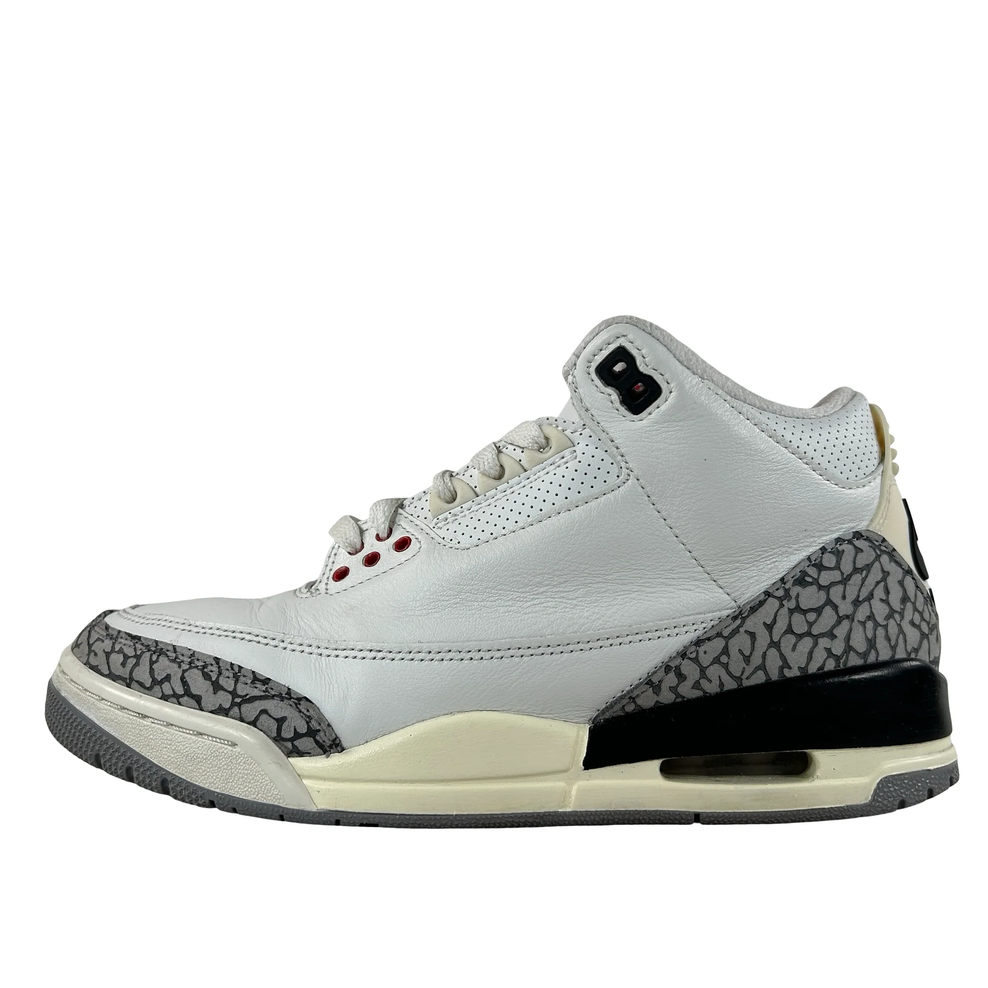 DN3707 100 Jordan 3 Retro White Cement Reimagined [USED] - 8 M (Used11)