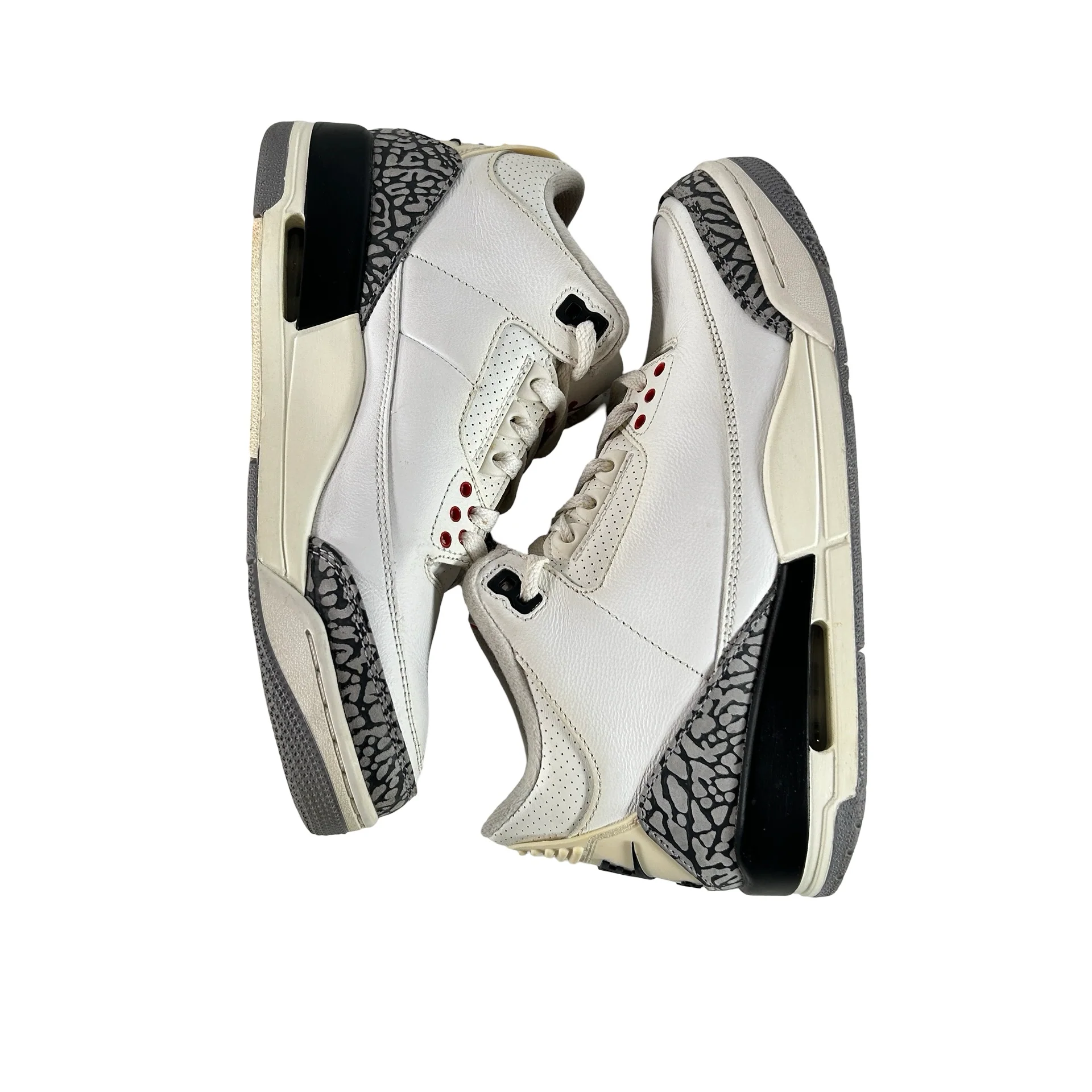 DN3707 100 Jordan 3 Retro White Cement Reimagined [USED] - 8 M (Used13) - Image 5