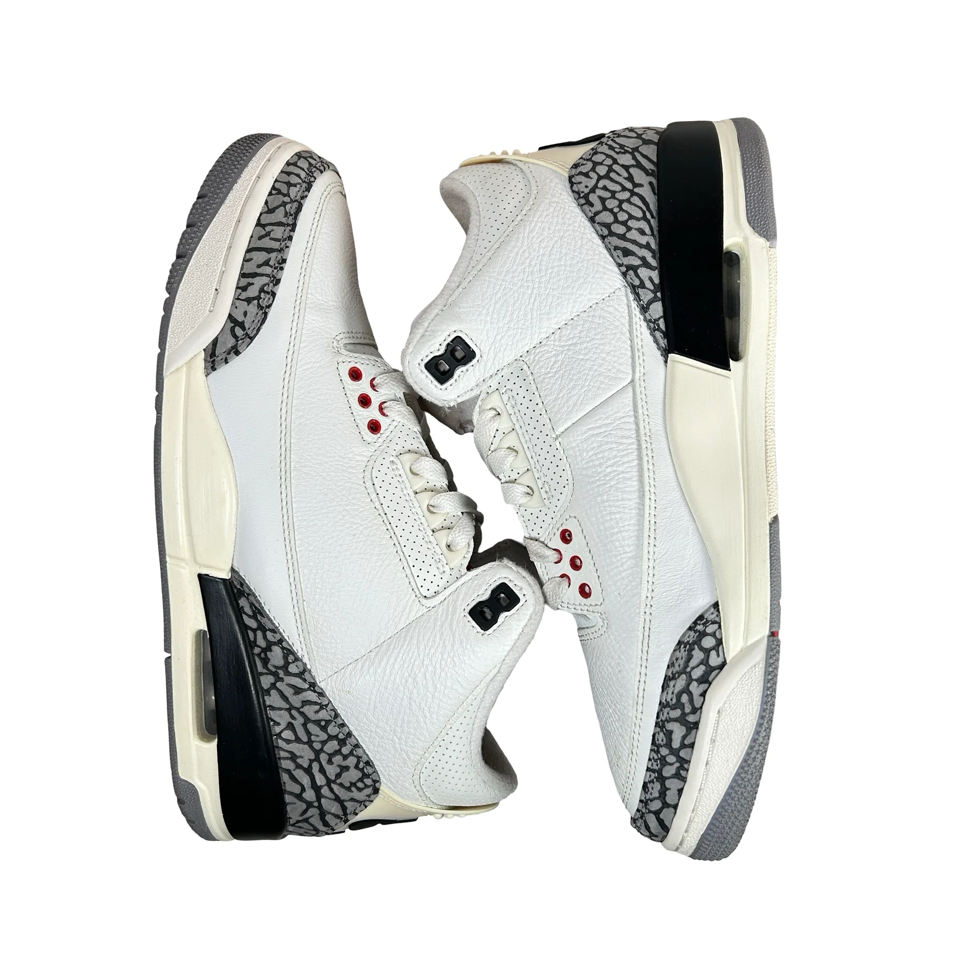 DN3707 100 Jordan 3 Retro White Cement Reimagined [USED] - 8 M (Used2) (Replace Box2) - Image 4