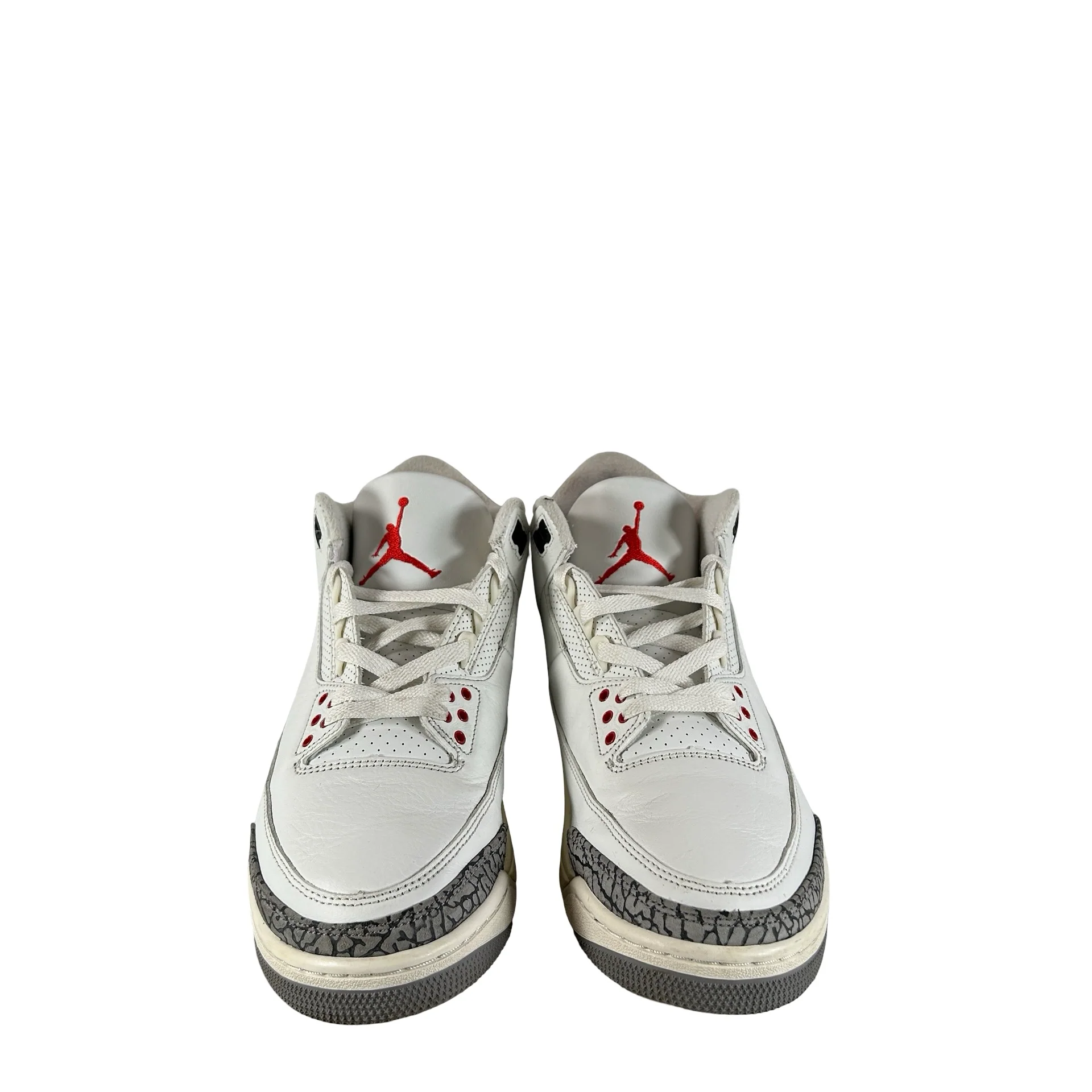 DN3707 100 Jordan 3 Retro White Cement Reimagined [USED] - 9.5 M (Used17) - Image 2