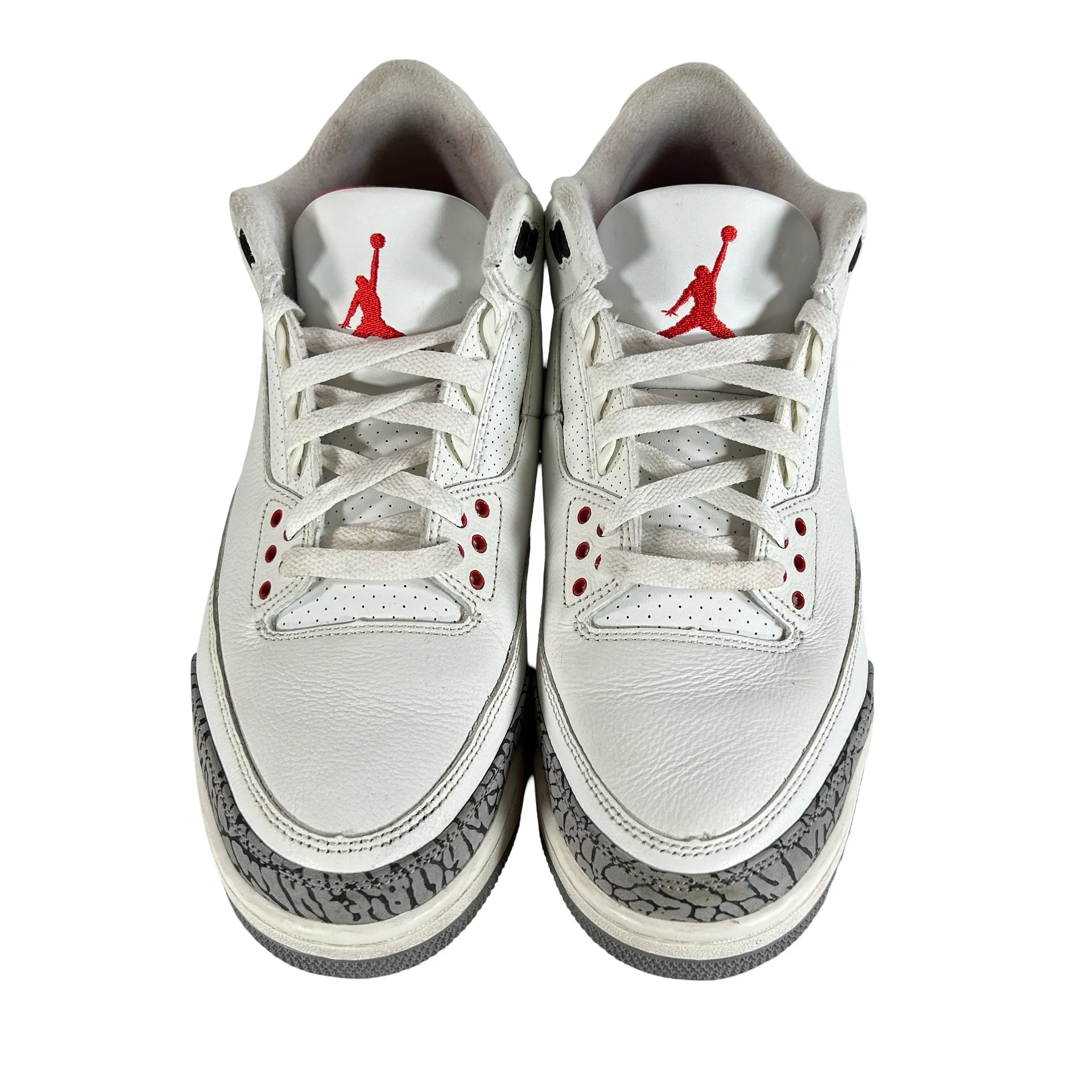 DN3707 100 Jordan 3 Retro White Cement Reimagined [USED] - 9.5 M (Used18) - Image 2
