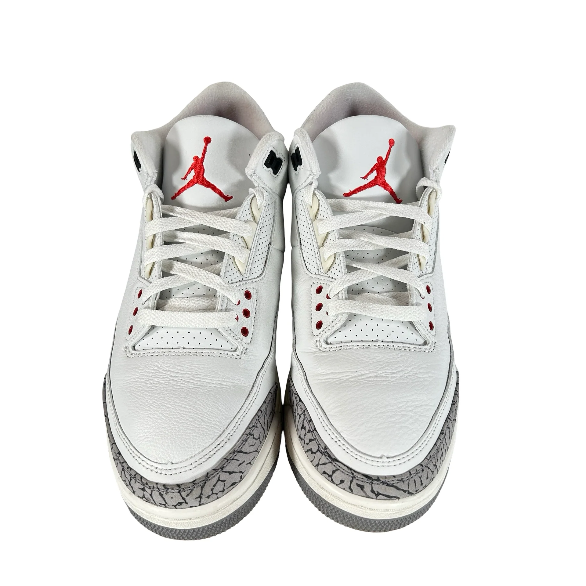 DN3707 100 Jordan 3 Retro White Cement Reimagined [USED] - 9.5 M (Used21) - Image 2