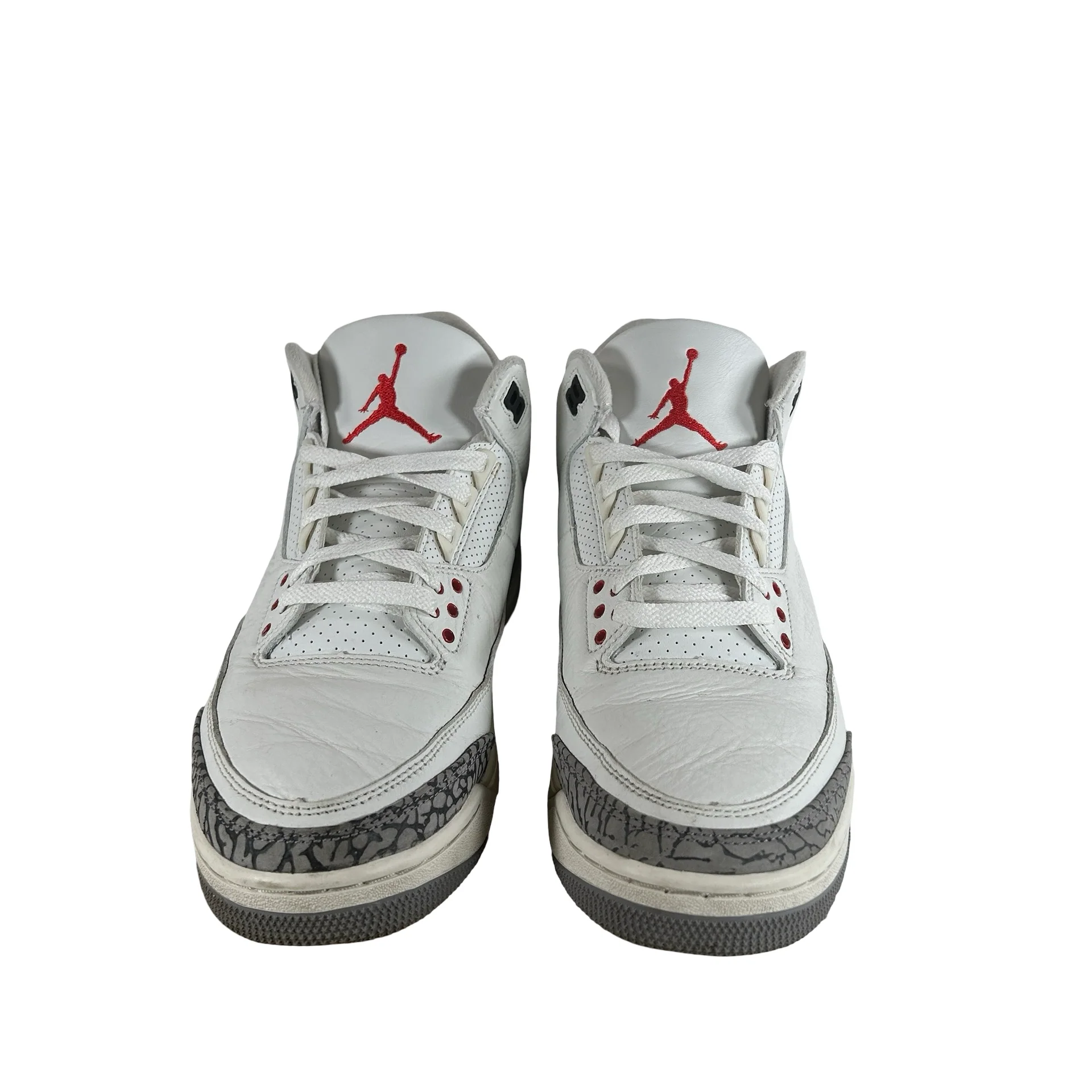 DN3707 100 Jordan 3 Retro White Cement Reimagined [USED] - 9.5 M (Used23) - Image 2