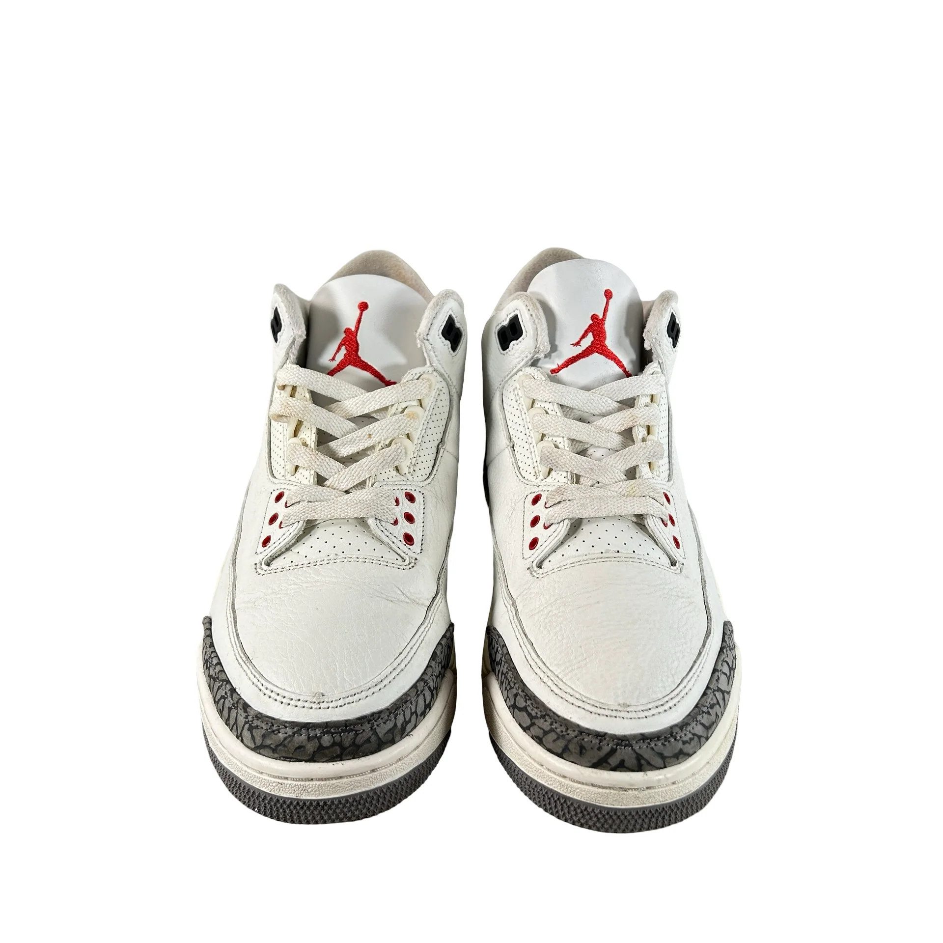 DN3707 100 Jordan 3 Retro White Cement Reimagined [USED] - 9.5 M (Used25) - Image 2