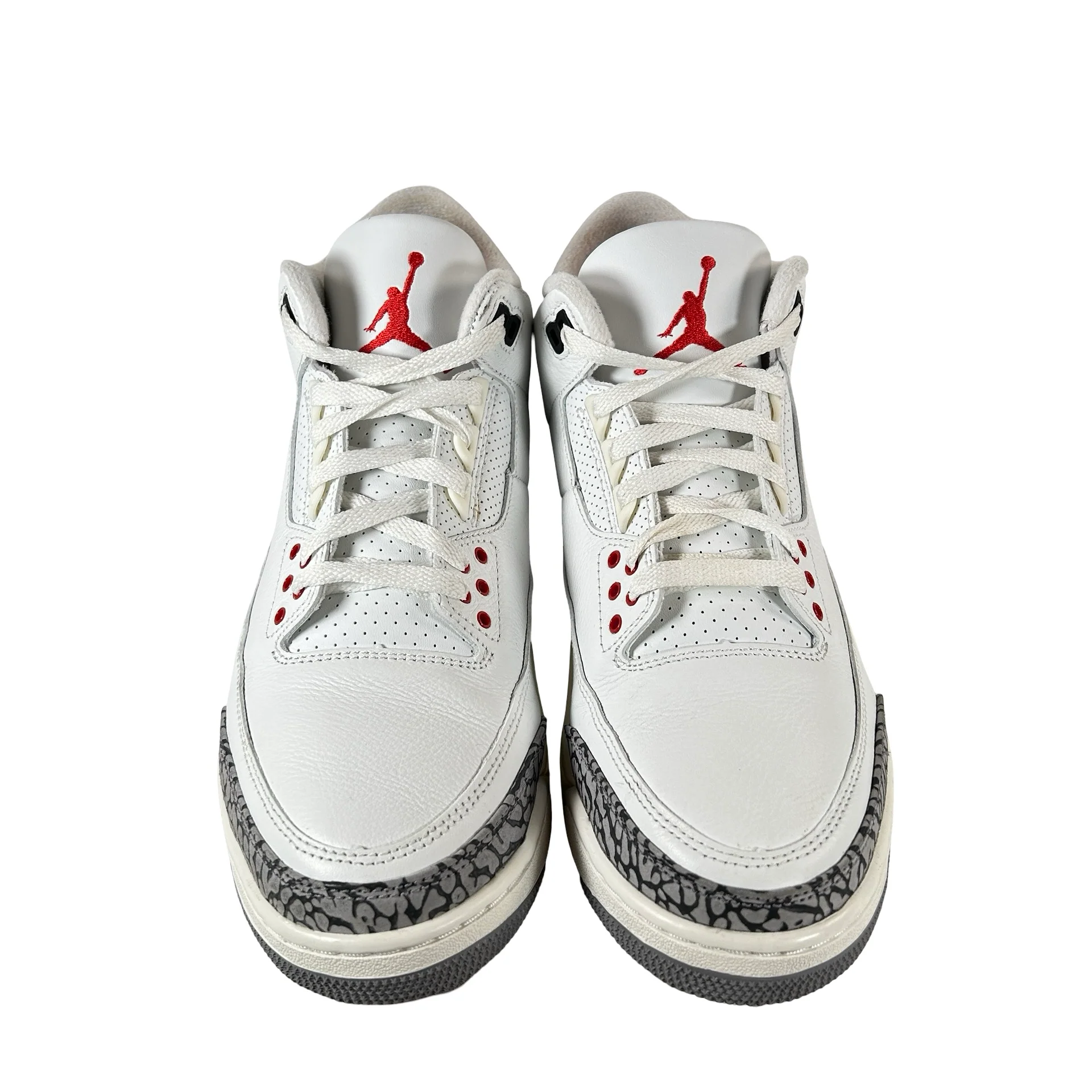 DN3707 100 Jordan 3 Retro White Cement Reimagined [USED] - 9.5 M (VNDS) - Image 2
