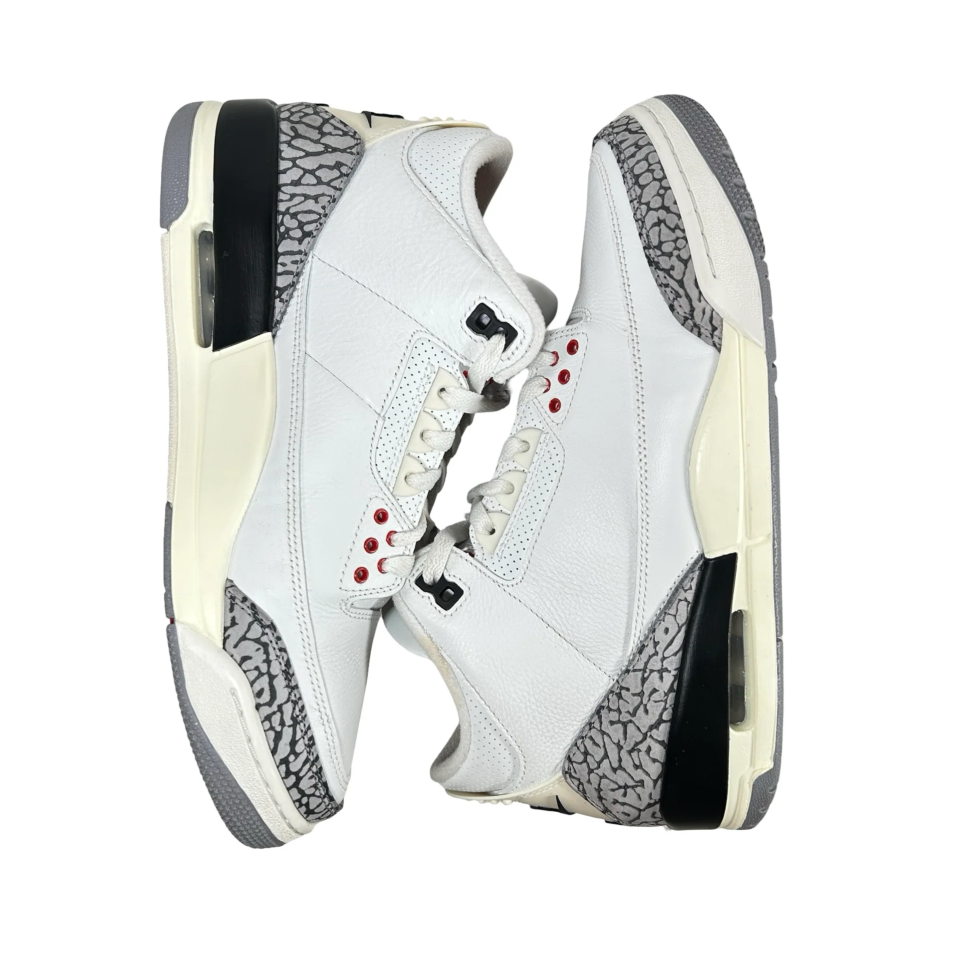 DN3707 100 Jordan 3 Retro White Cement Reimagined [USED] - 9.5 M (VNDS) - Image 5