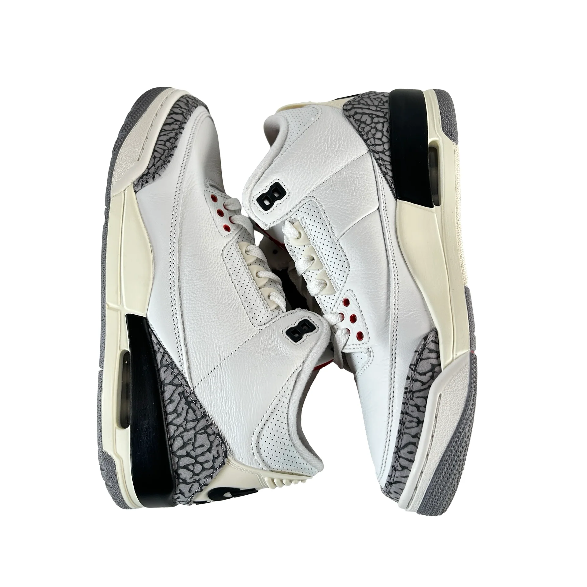 DN3707 100 Jordan 3 Retro White Cement Reimagined [USED] - 9 M (Used20) - Image 4