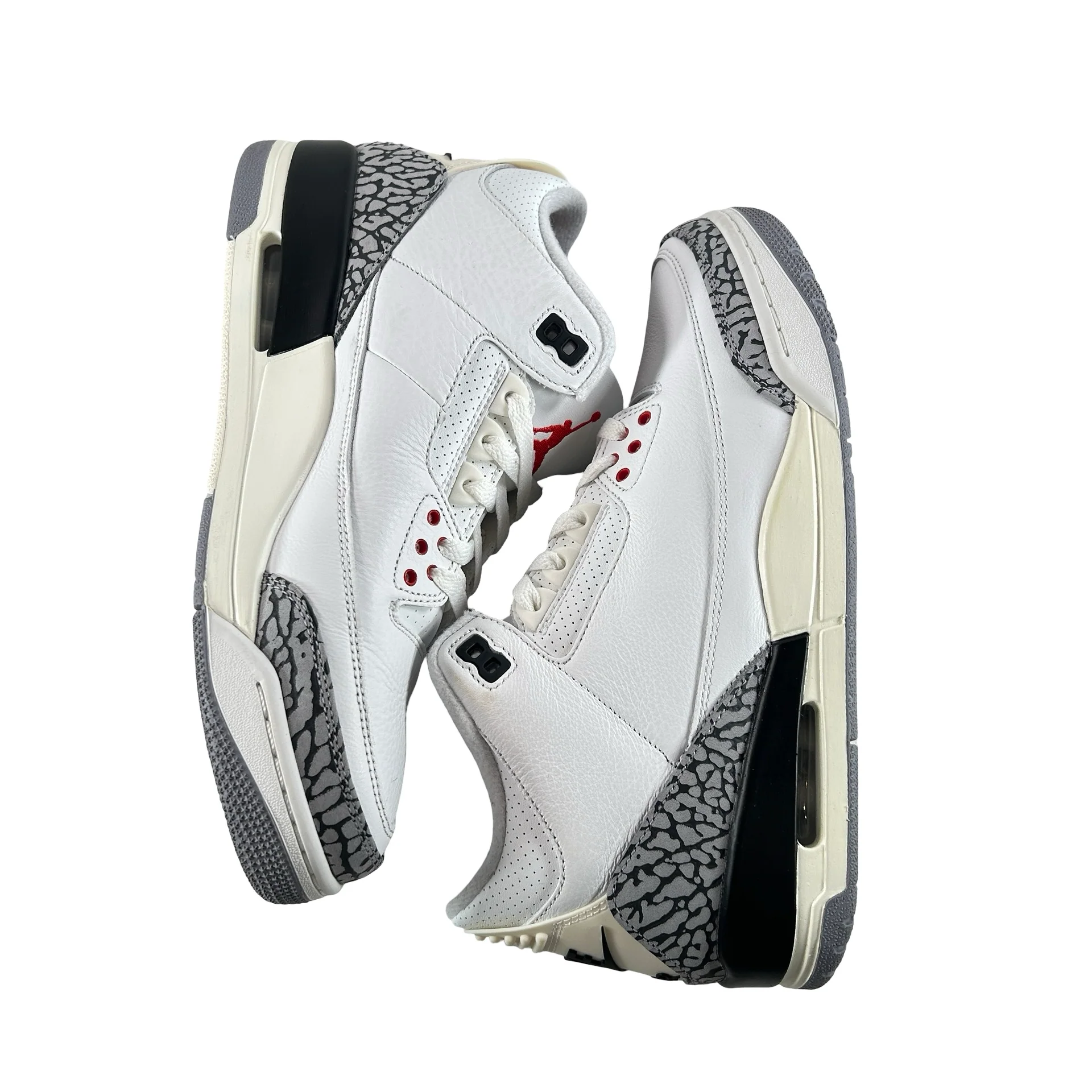 DN3707 100 Jordan 3 Retro White Cement Reimagined [USED] - 9 M (VNDS4) - Image 5