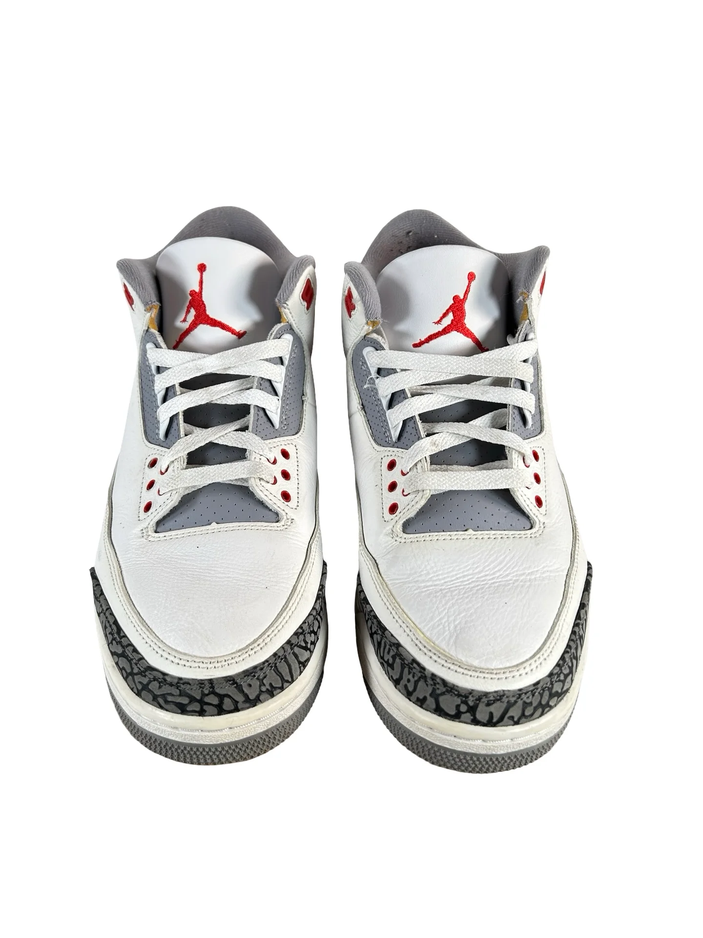 DN3707 160 Jordan 3 Retro Fire Red (2022) [USED] - 10.5 M (Used10) - Image 2